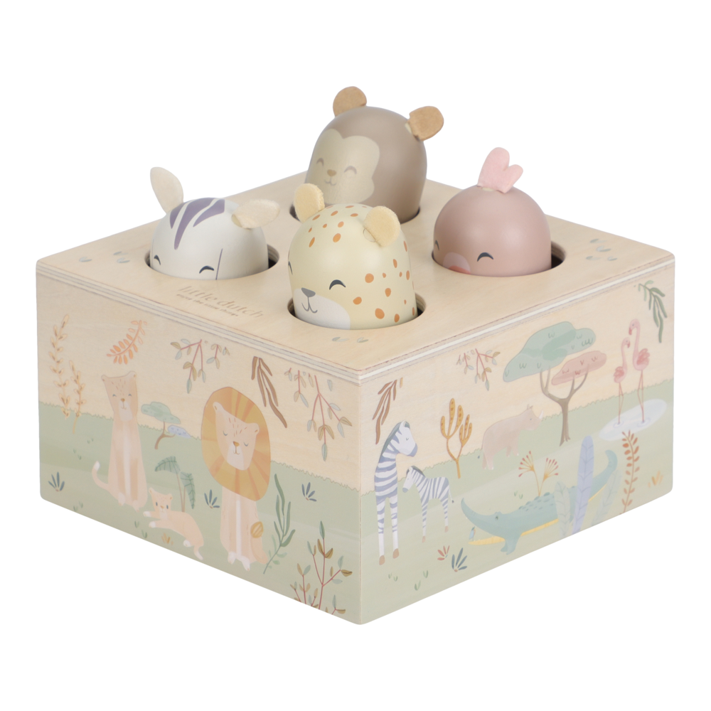 Little Dutch Holz Pop-up "Safari Friends"