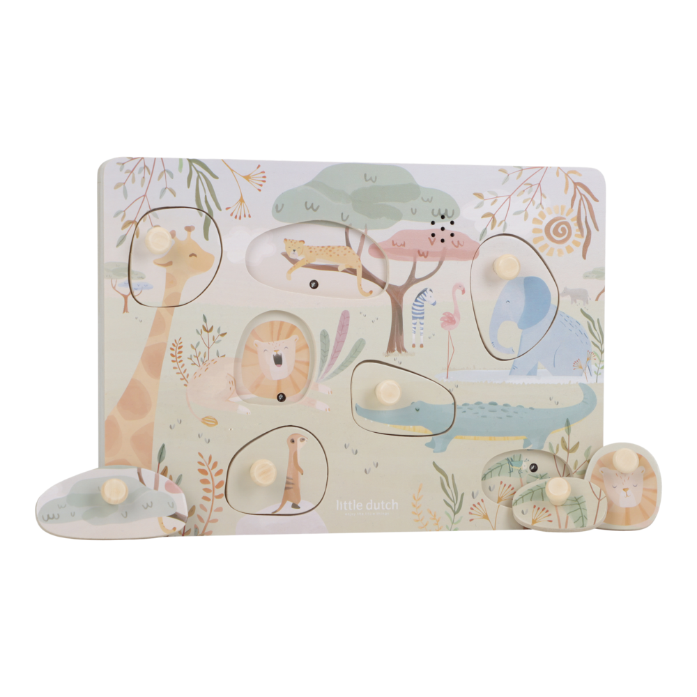 Little Dutch Geräuschepuzzle "Safari Friends"