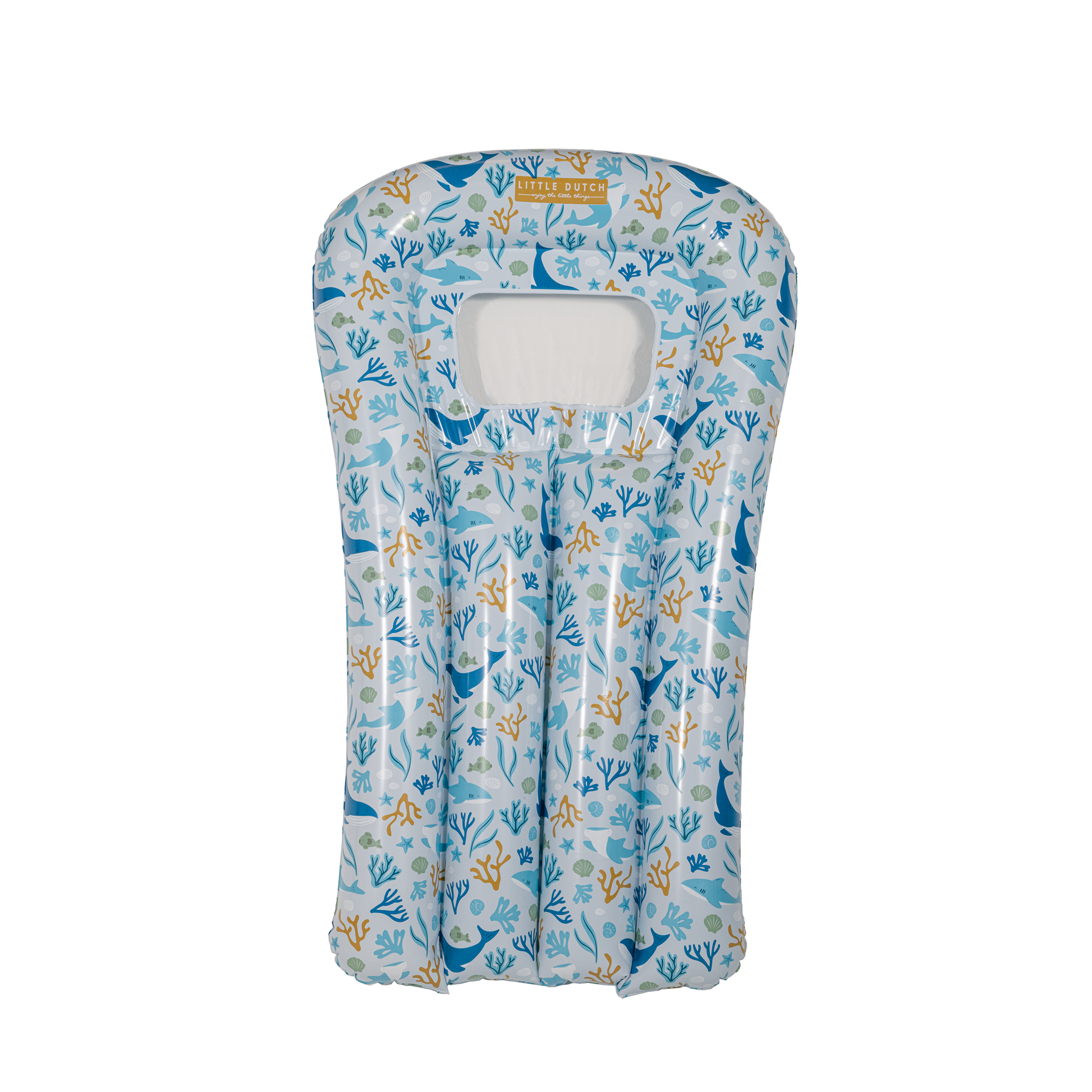 Little Dutch luchtbed Oceaan - Blauw