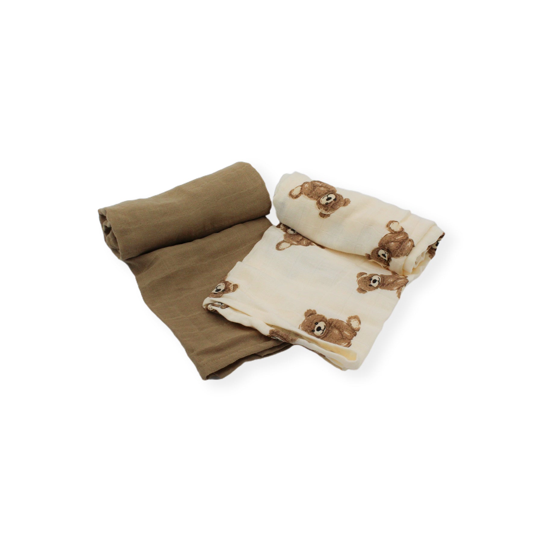 Dwergding mousseline doekjes set van 2 60x60 cm
