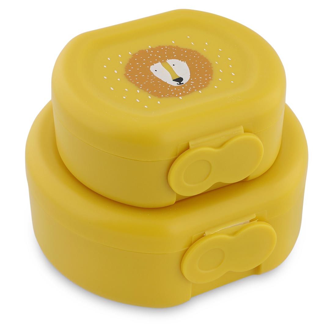 Trixie Snackbox met clip - Set van 2 - Mr. Lion