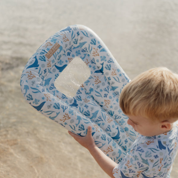 Little Dutch luchtbed Oceaan - Blauw