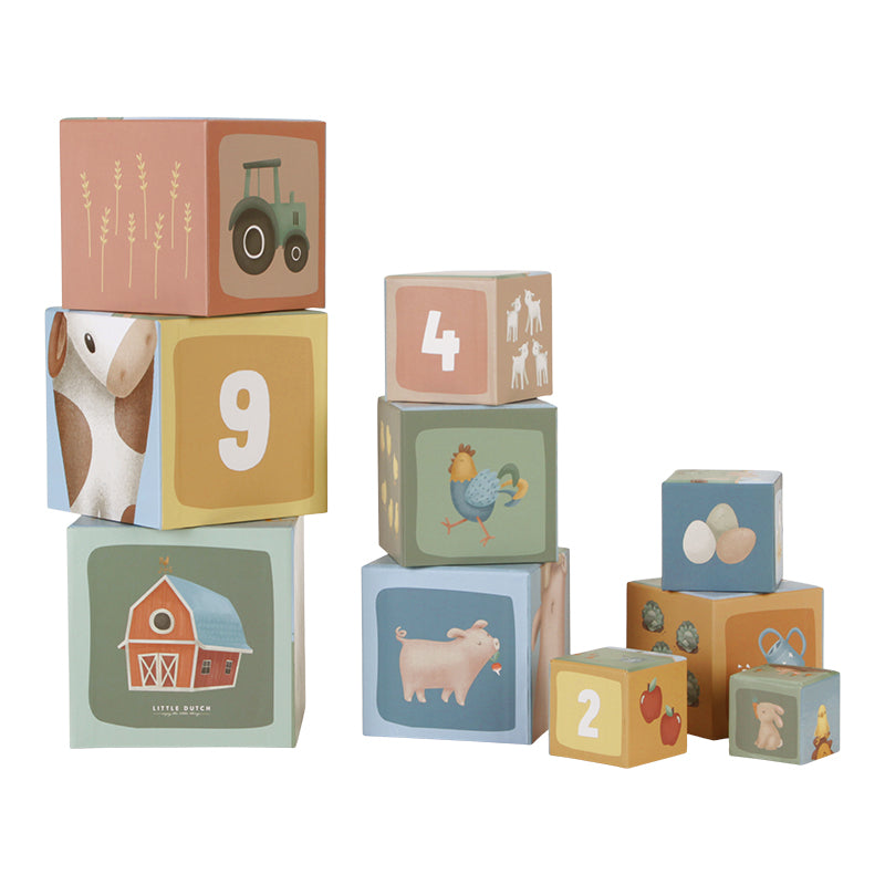 Little Dutch stapelblokken "Little Farm"