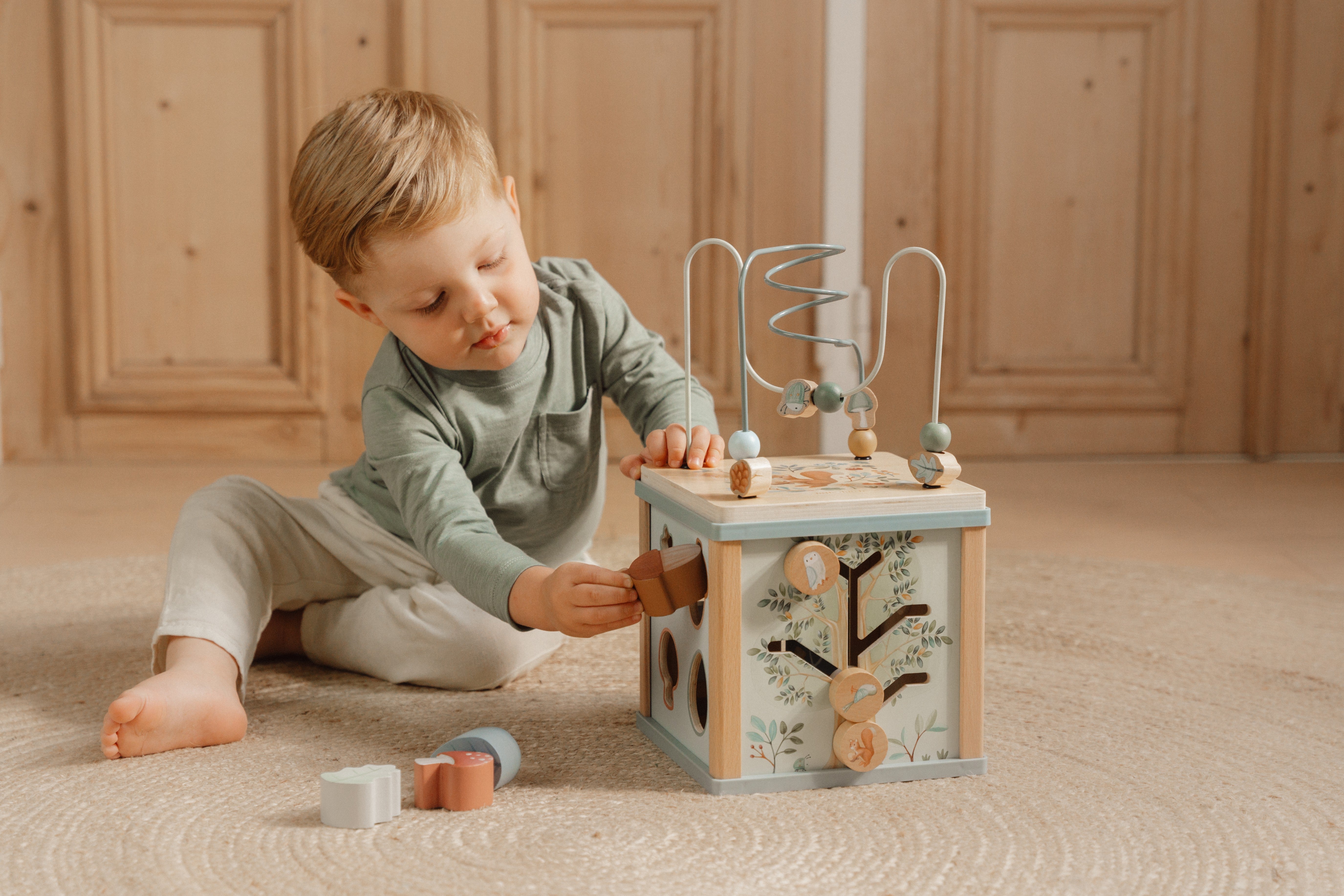 Little Dutch activiteitenkubus "Bosvrienden"