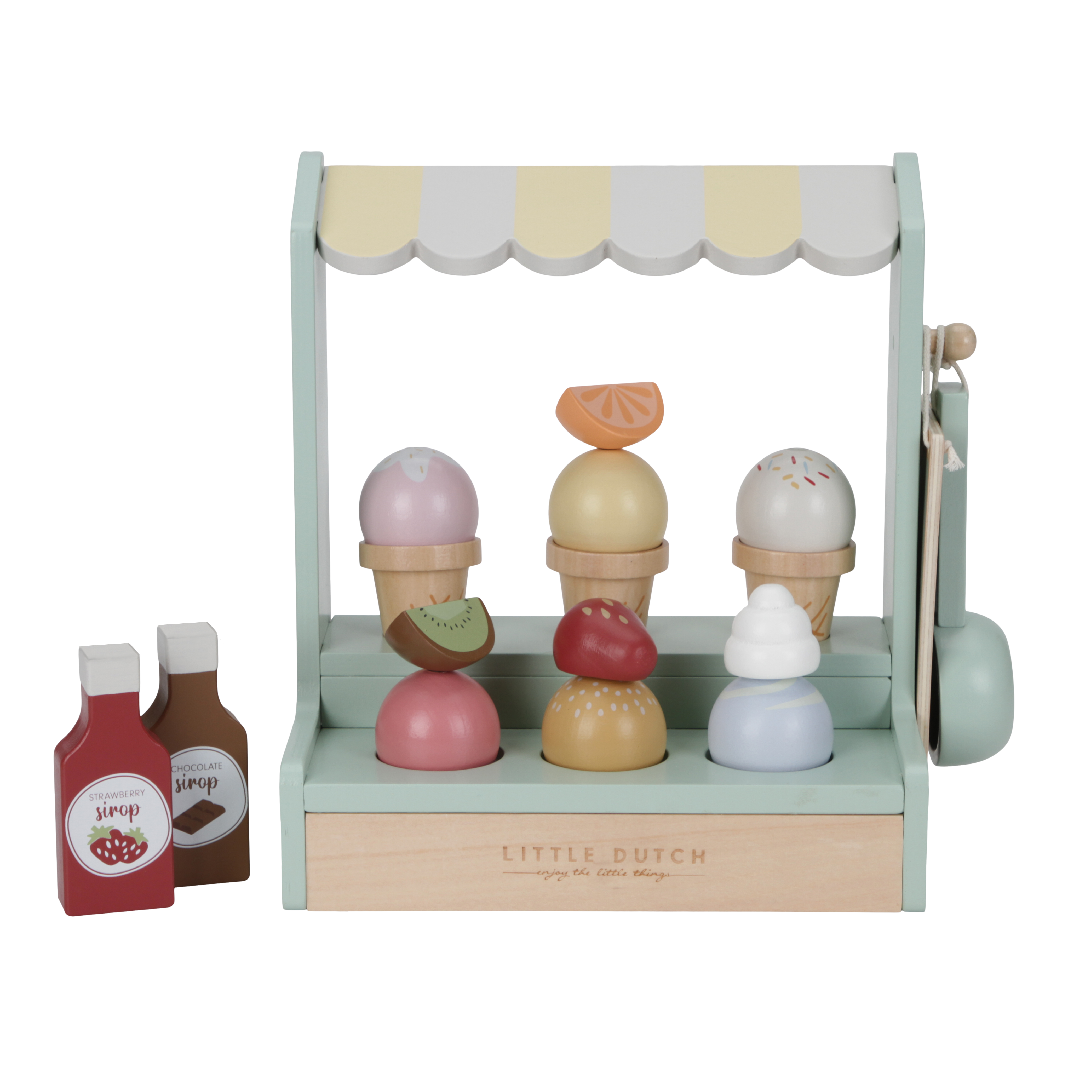 Little Dutch IJssalon gemaakt van hout