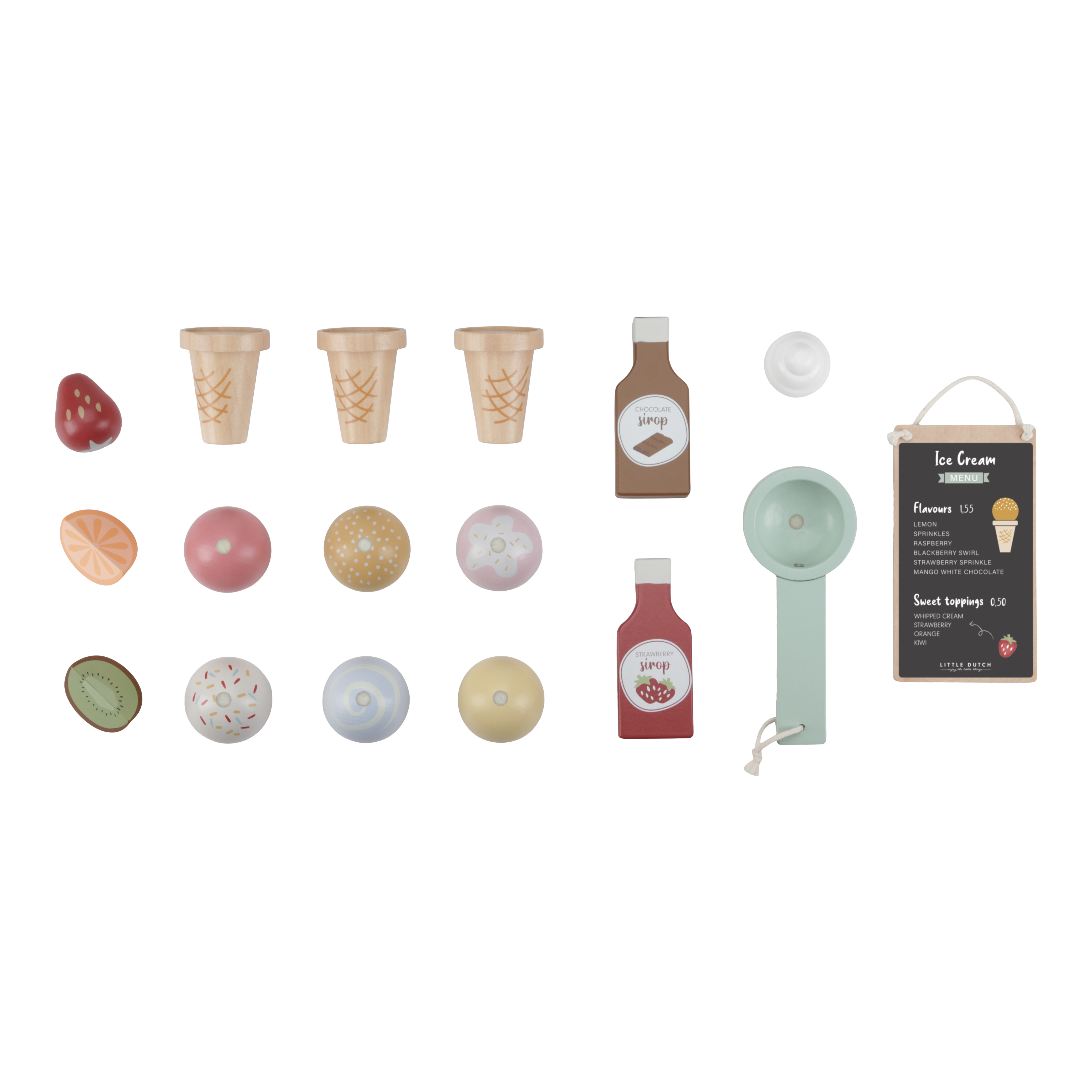 Little Dutch IJssalon gemaakt van hout