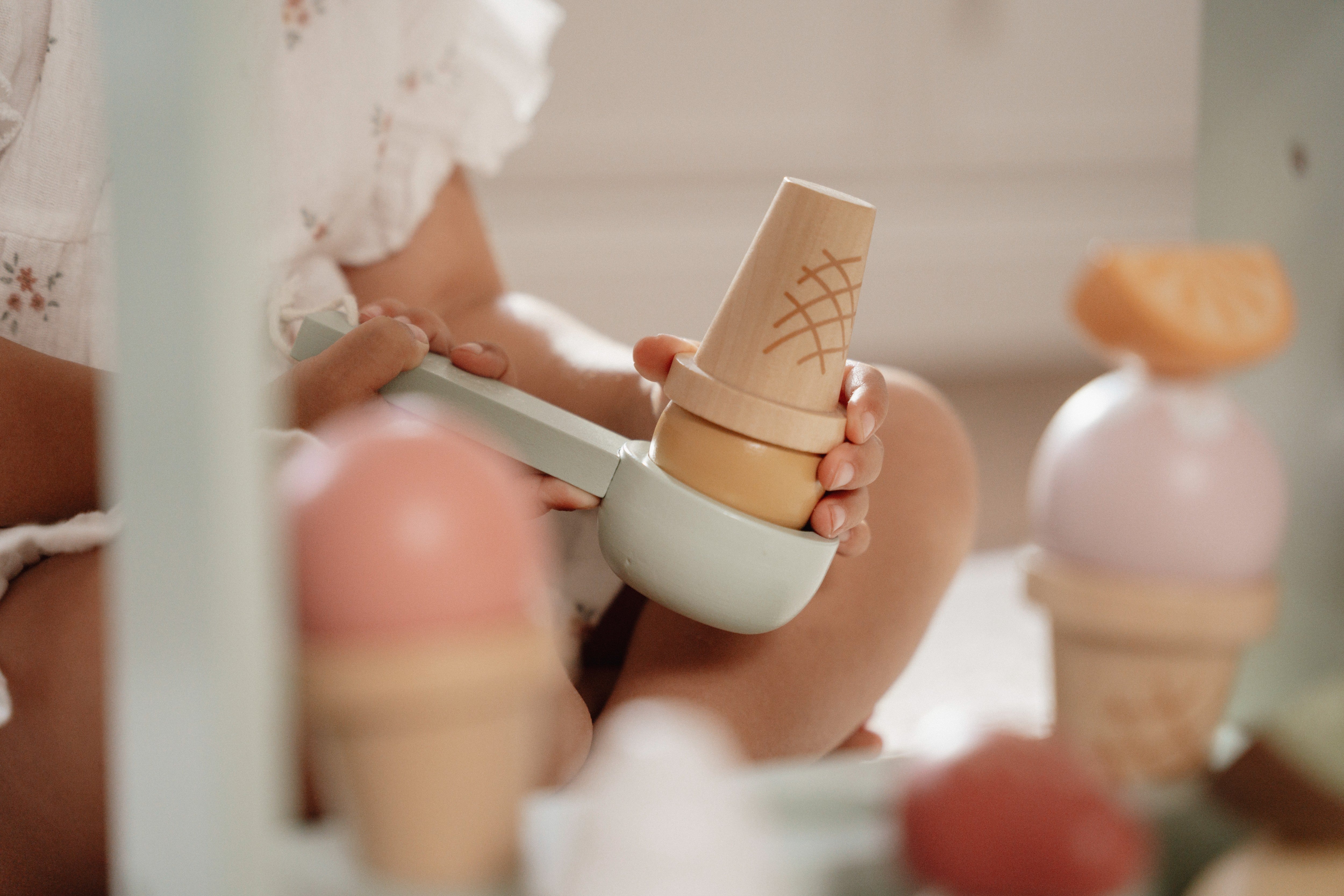 Little Dutch IJssalon gemaakt van hout