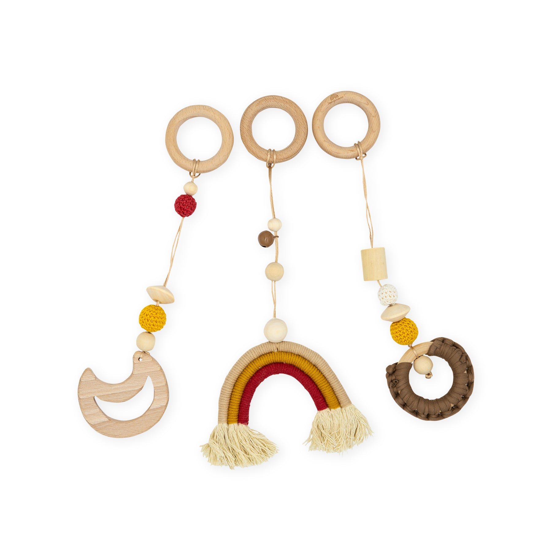 Zwergensache Spielbogenanhänger Regenbogen Orange