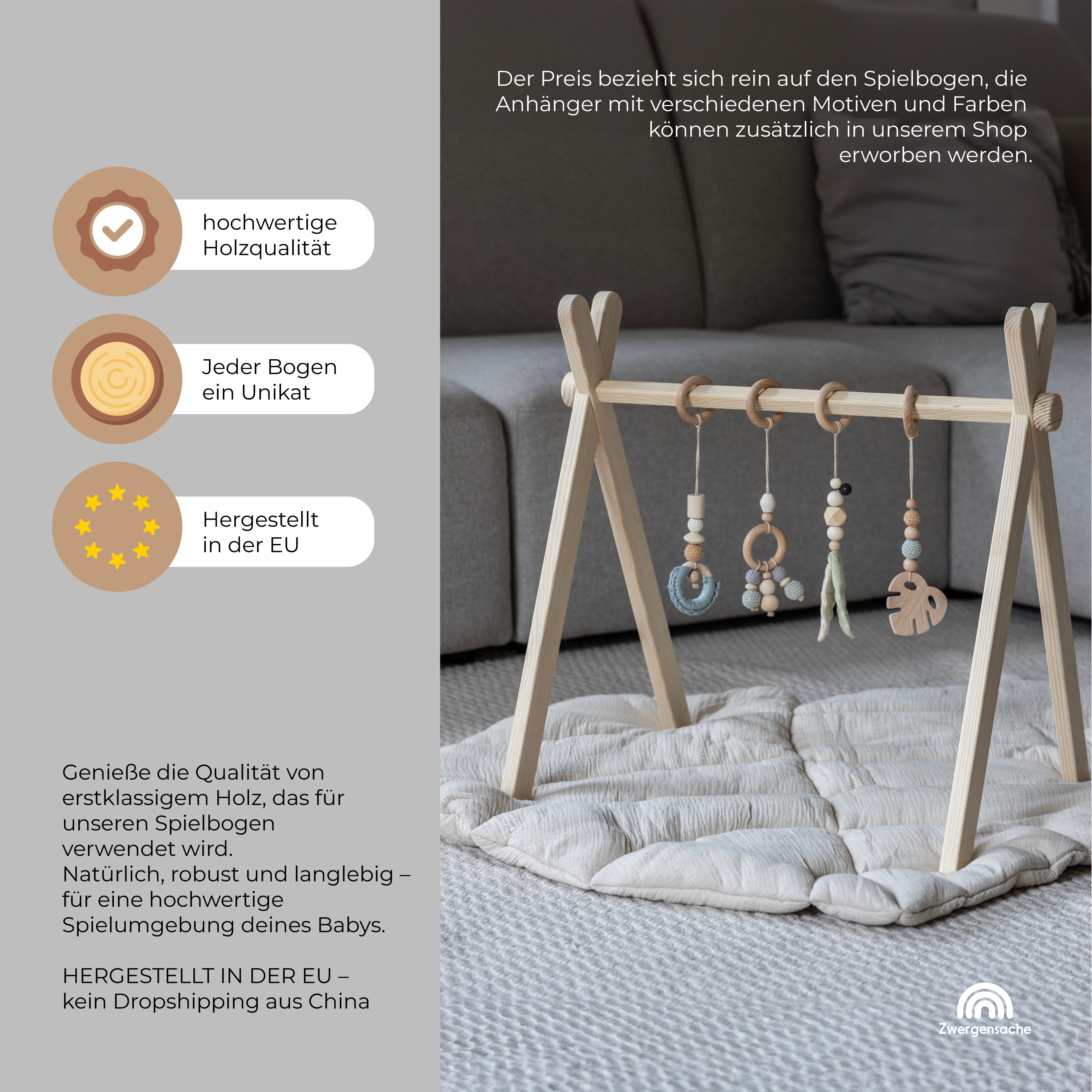 Houten speelboog / zonder aanhanger
