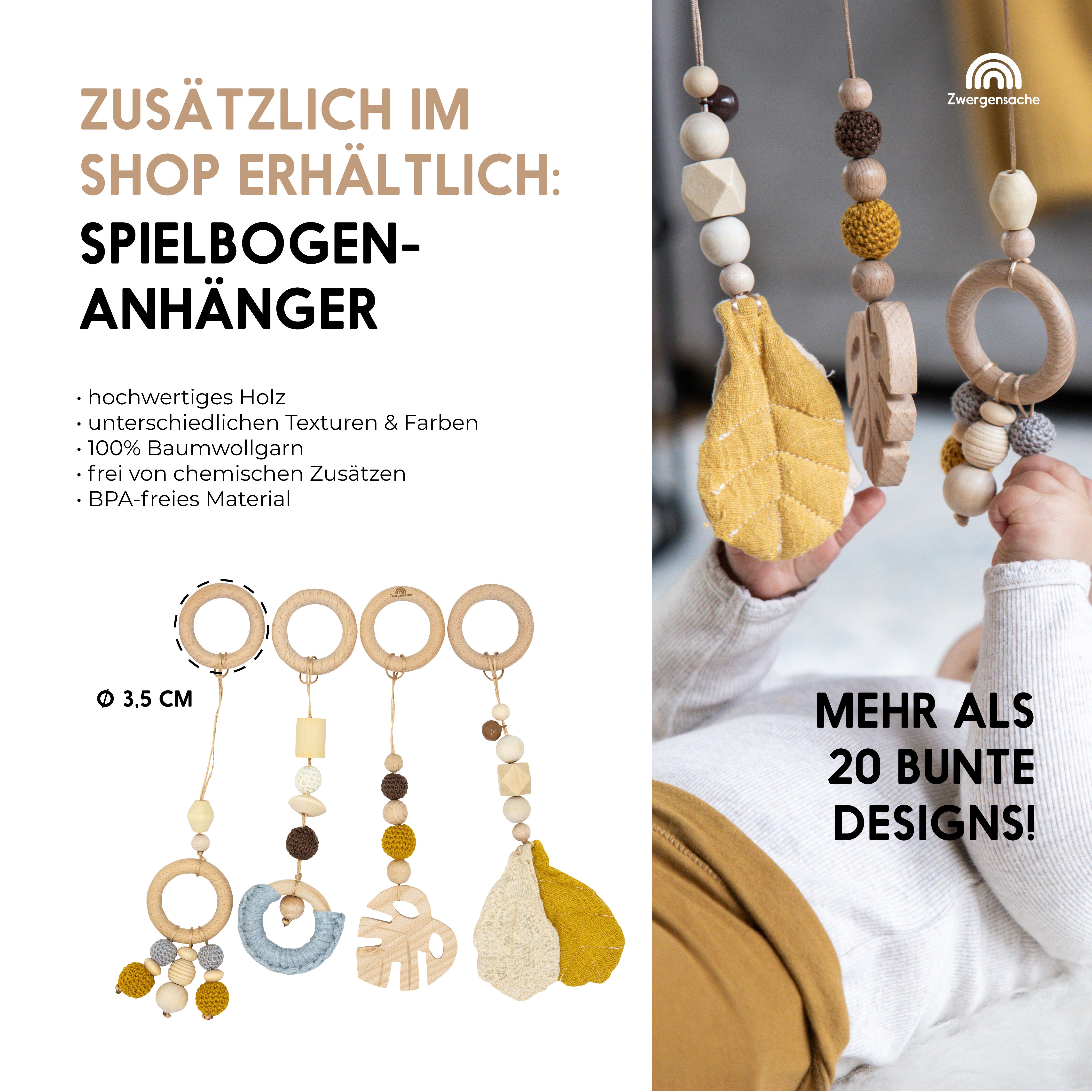 Houten speelboog / zonder aanhanger
