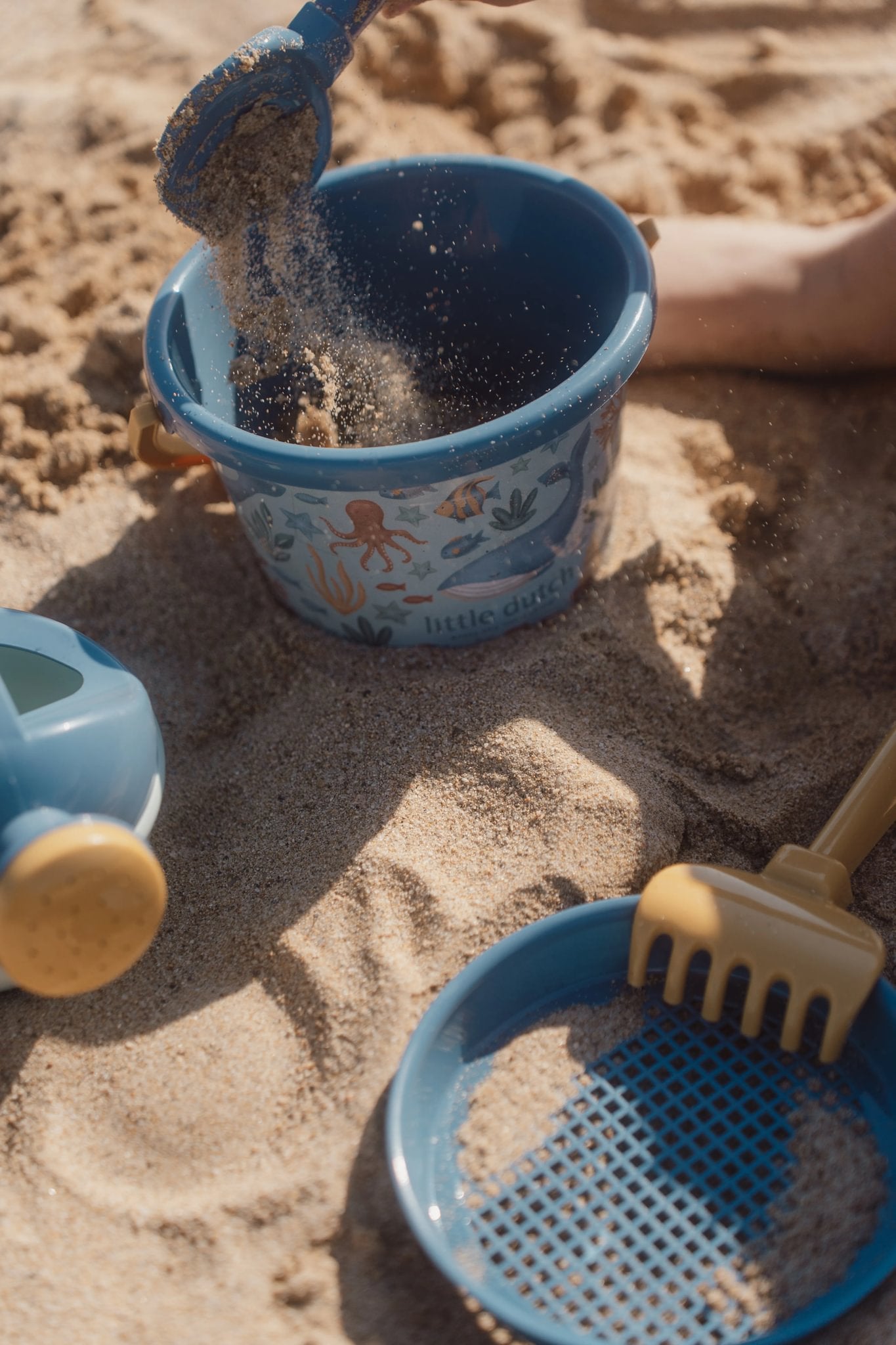Little Dutch Roze Strandset - Bloemen