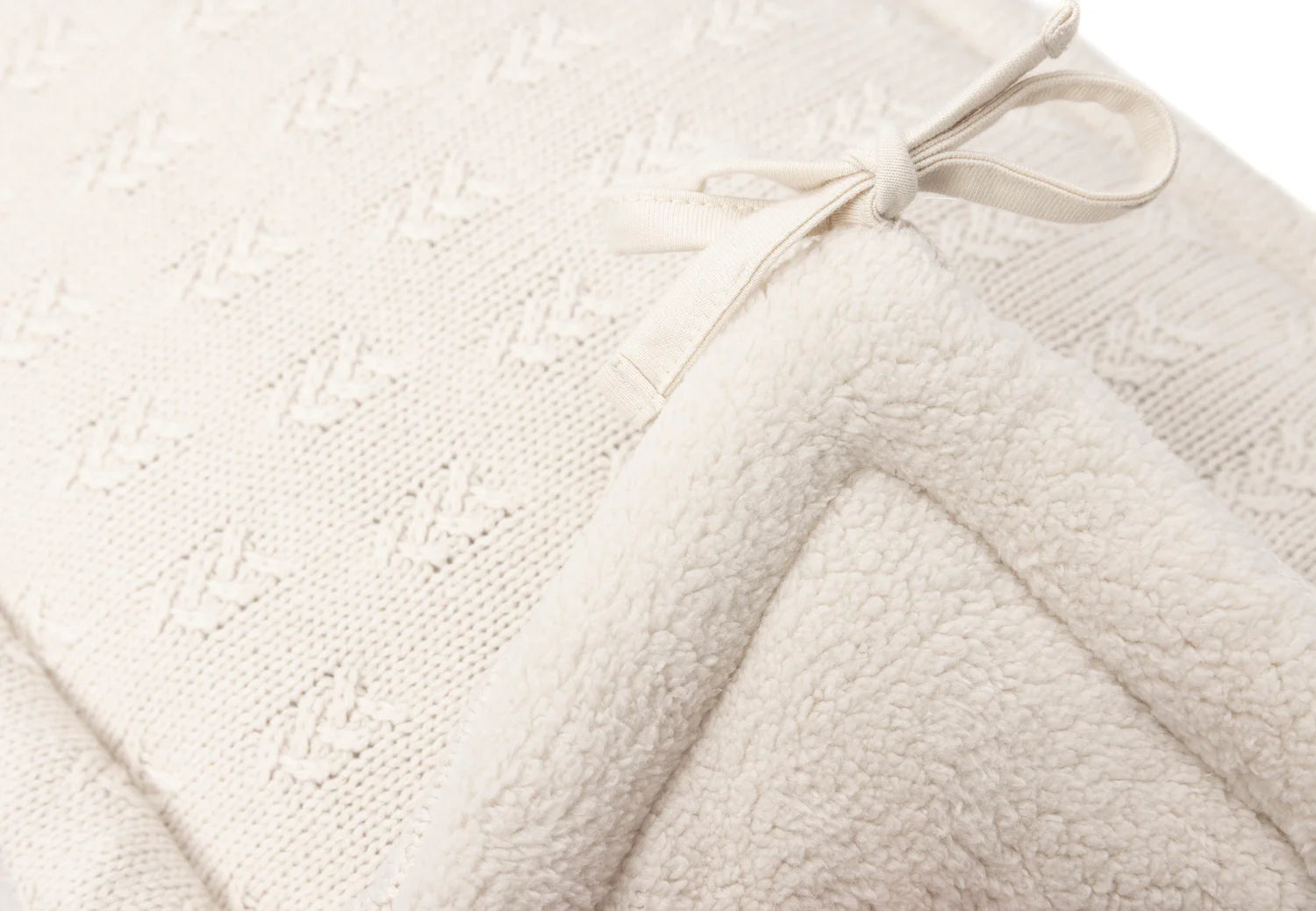 Jollein Laufgitterumrandung - Grain Knit Oatmeal