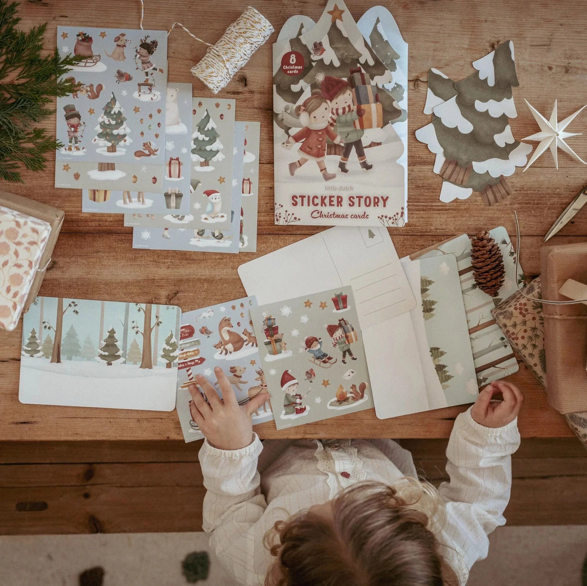Little Dutch Sticker Buch Weihnachten
