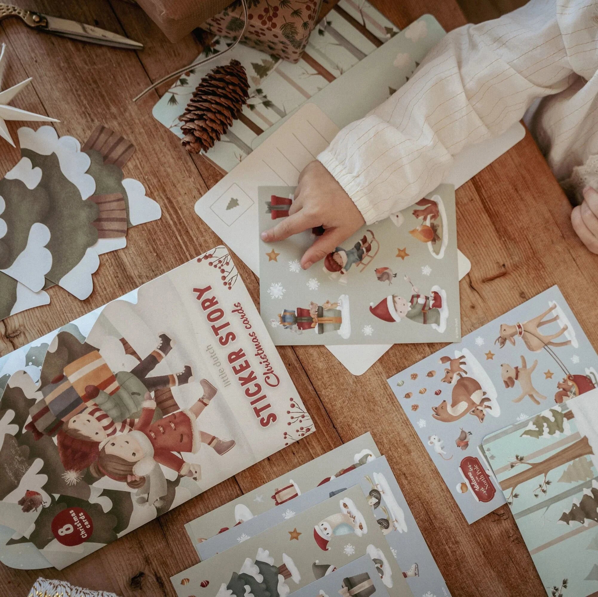 Little Dutch Sticker Buch Weihnachten
