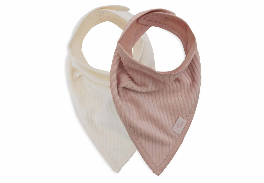 Jollein Lätzchen Bandana - Wild Rose/Ivory - 2 Stück