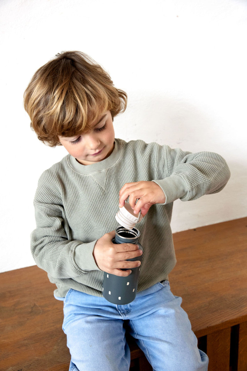 Lässig Edelstahl Trinkflasche