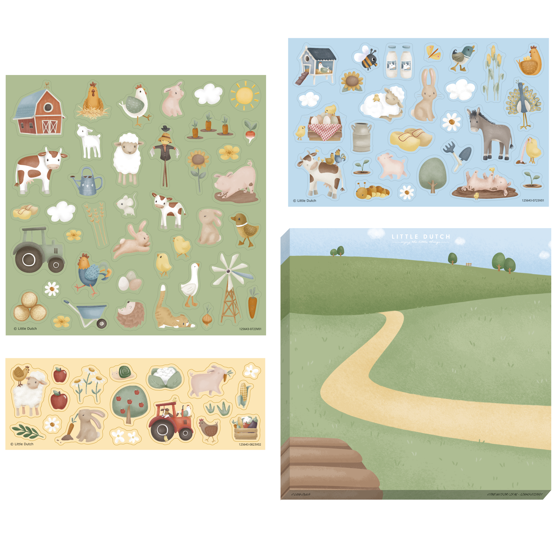 Little Dutch Stickerset "Little Farm"