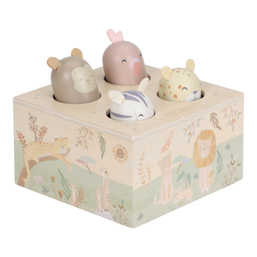 Little Dutch Holz Pop-up "Safari Friends"