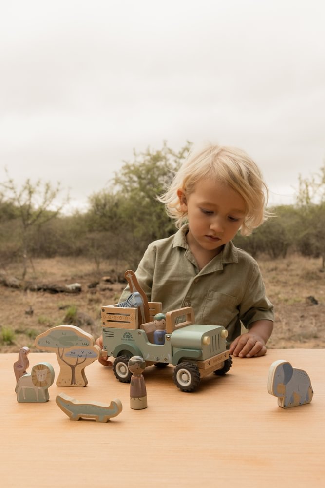 Little Dutch Holz Safari Auto "Safari Friends"