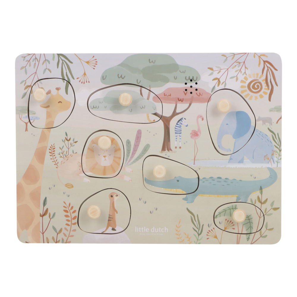 Little Dutch Geräuschepuzzle "Safari Friends"