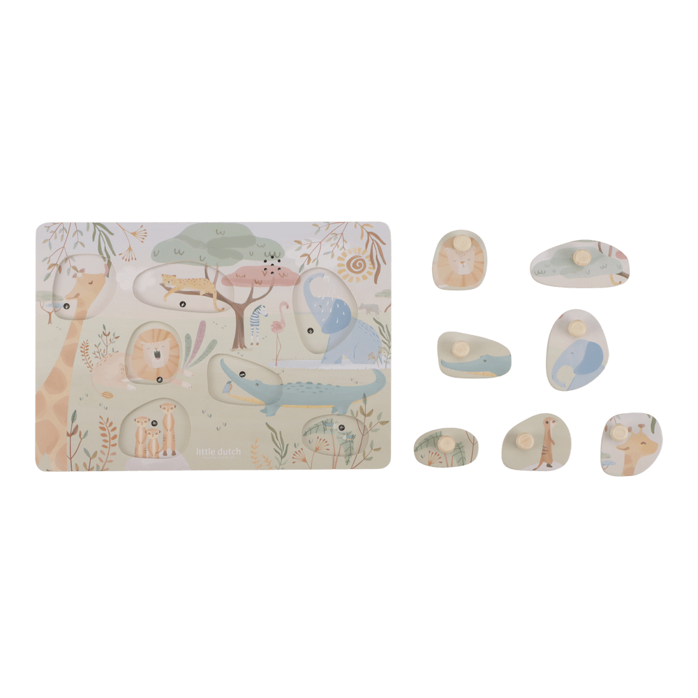 Little Dutch Geräuschepuzzle "Safari Friends"
