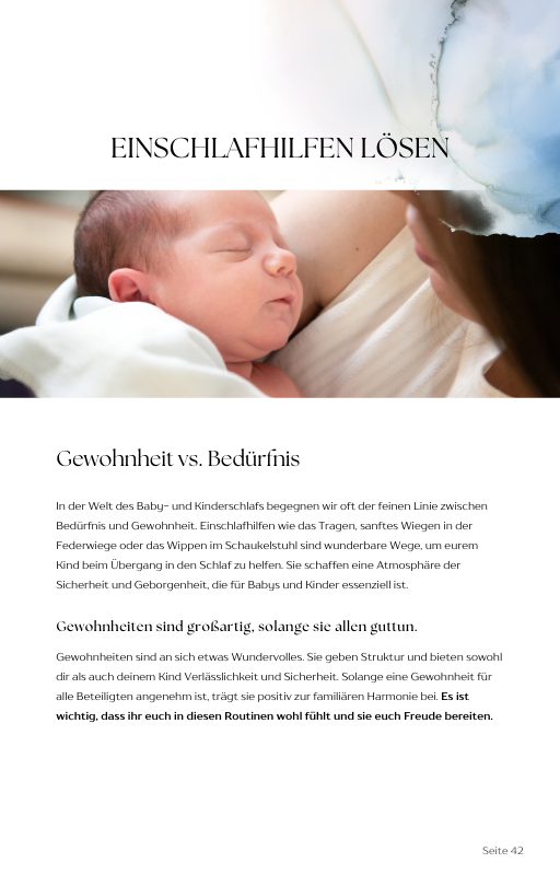 Schlafberatung Baby – Der ultimative E-Book Ratgeber zu Babyschlaf