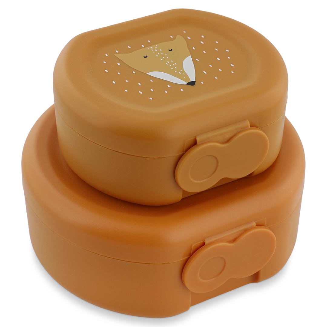 Trixie Snackbox mit Clip - 2er-Set - Mr. Fox