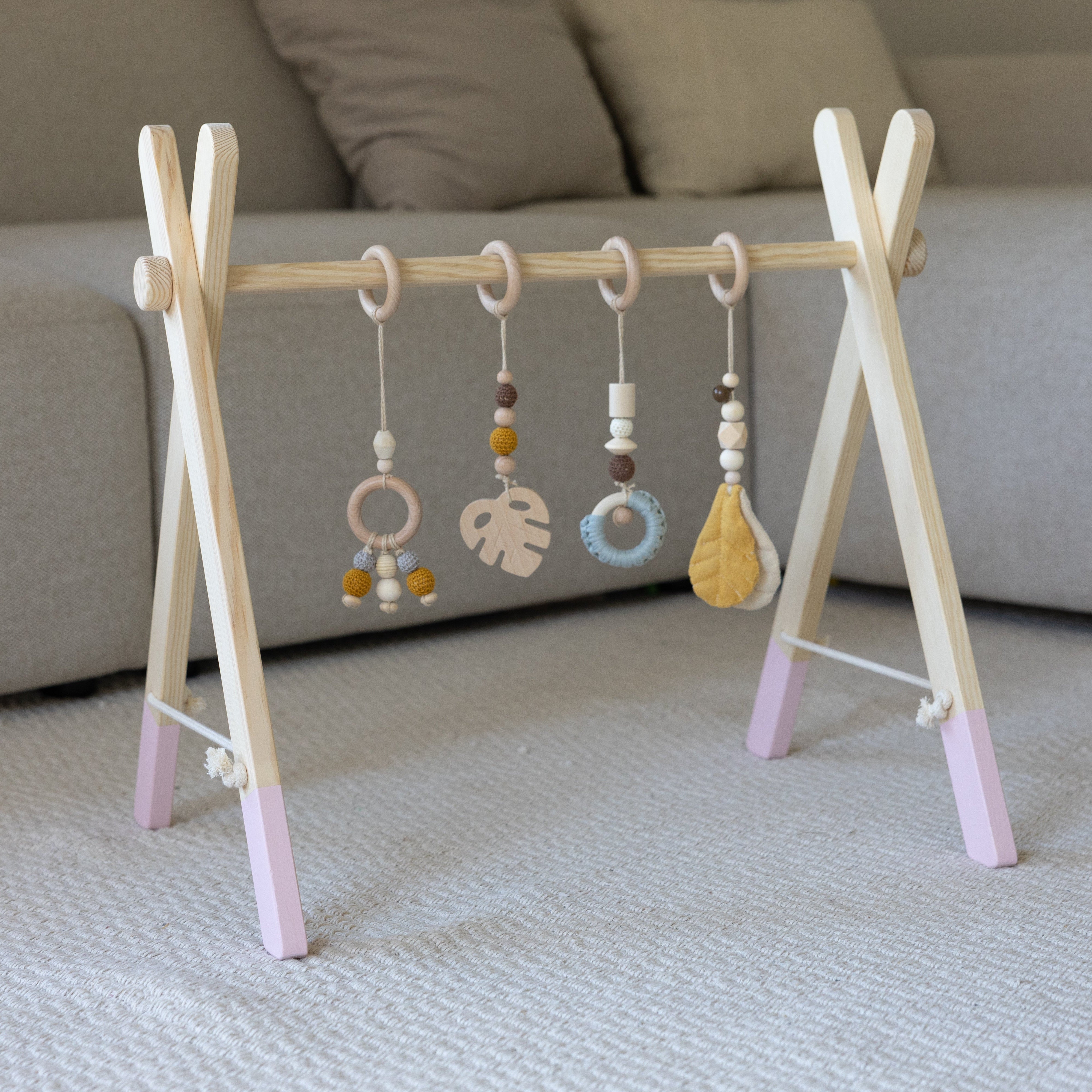 Premium Spielbogen aus Holz / Ohne Anhänger - klappbar