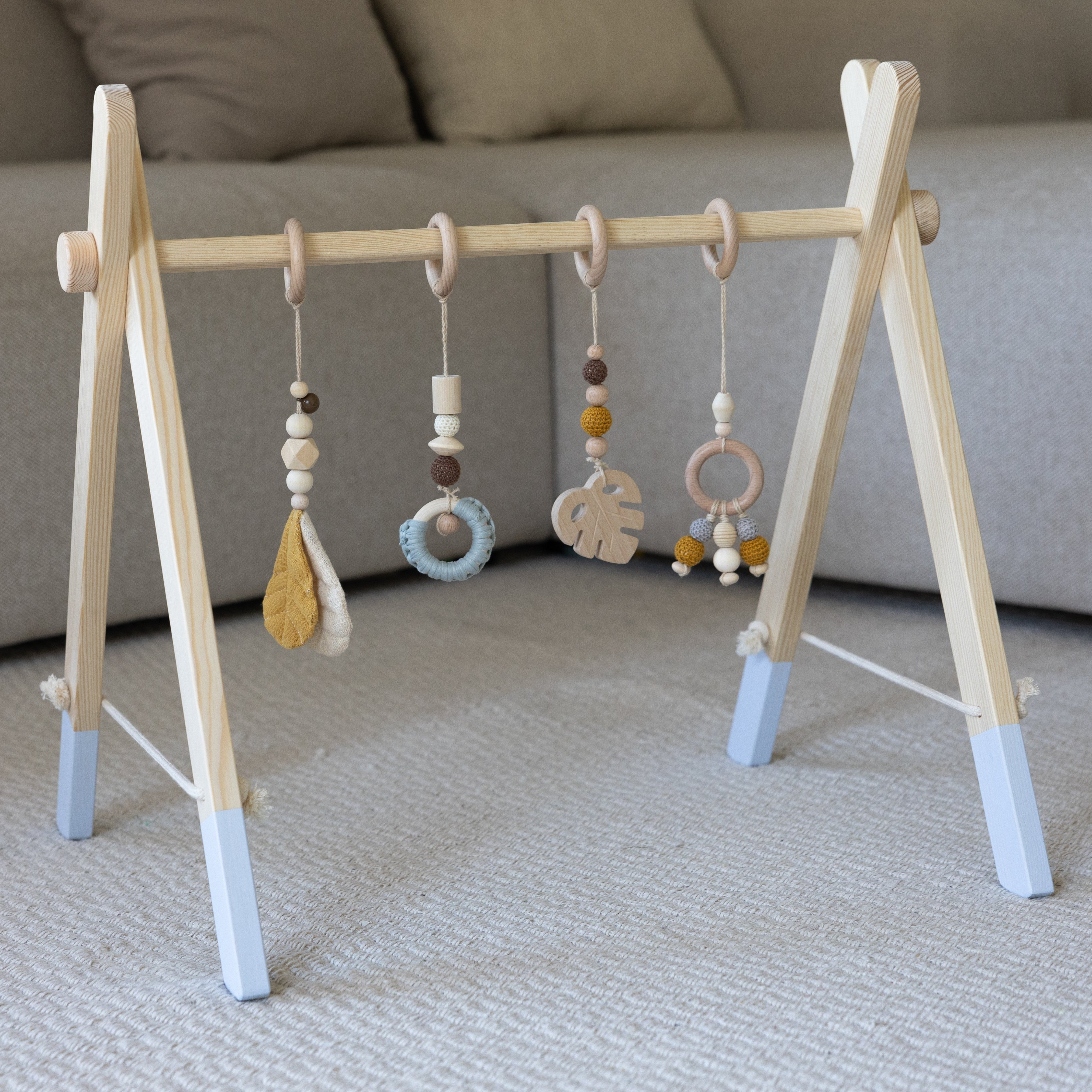 Premium Spielbogen aus Holz / Ohne Anhänger - klappbar