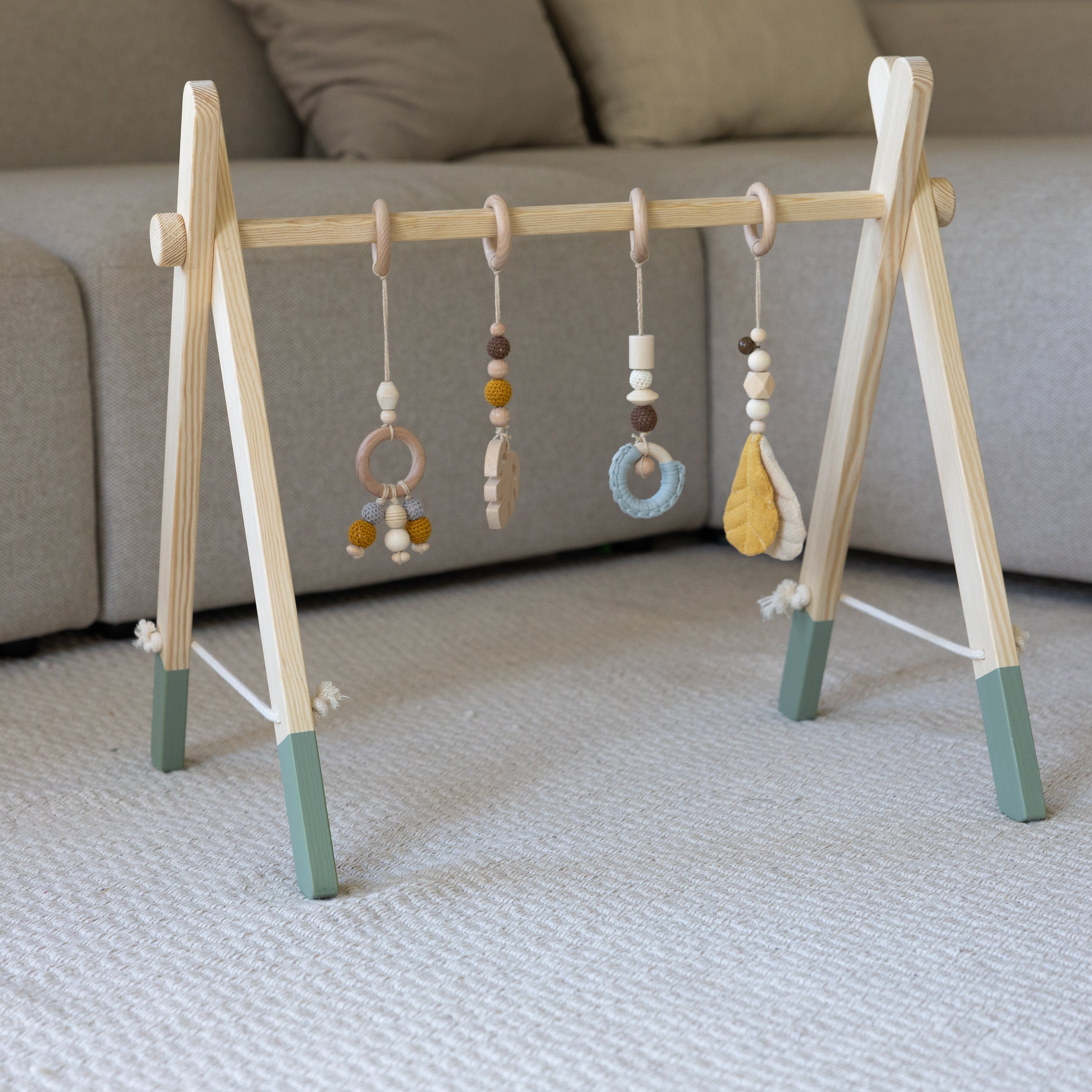 Premium Spielbogen aus Holz / Ohne Anhänger - klappbar