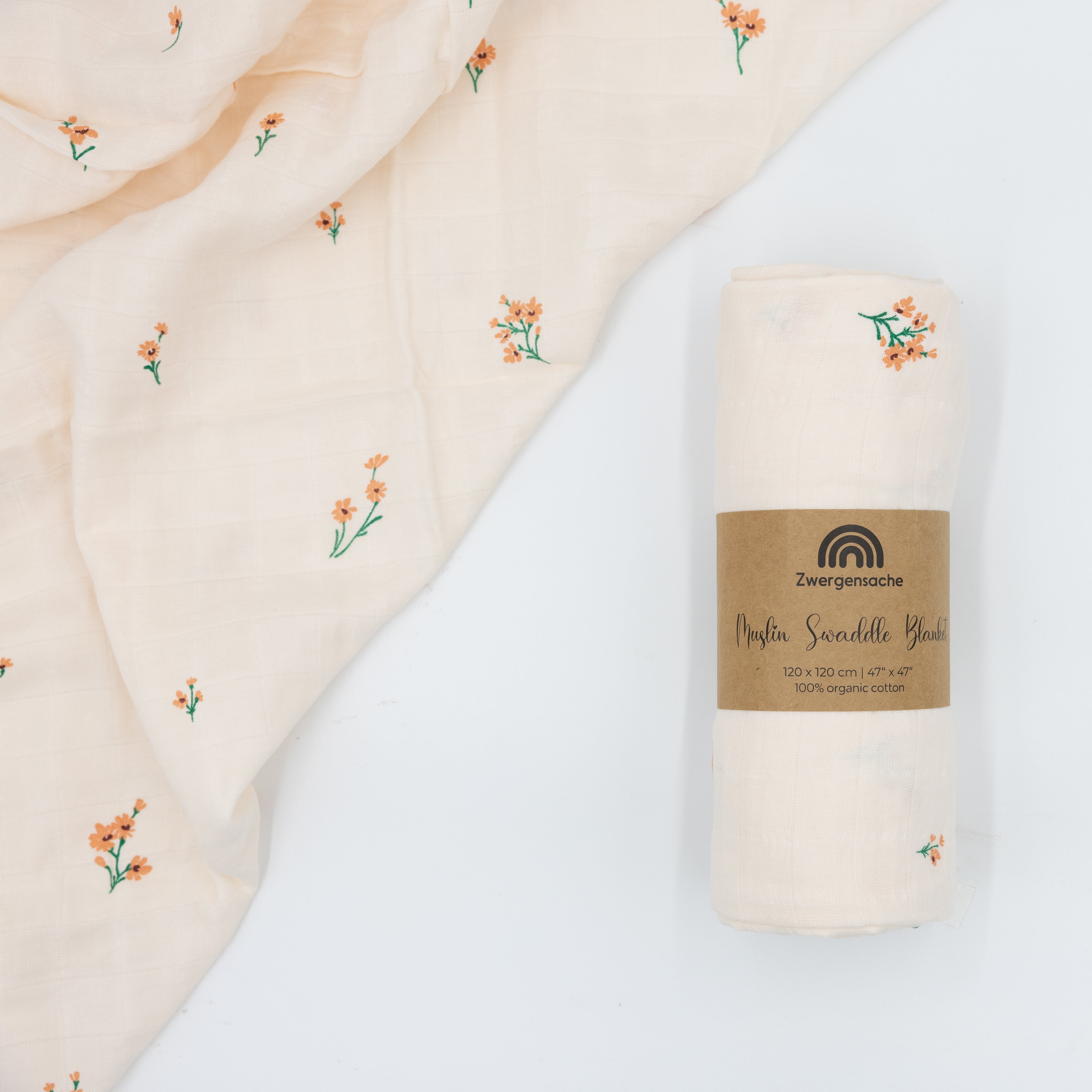 Dwergding mousseline doek biologisch katoen