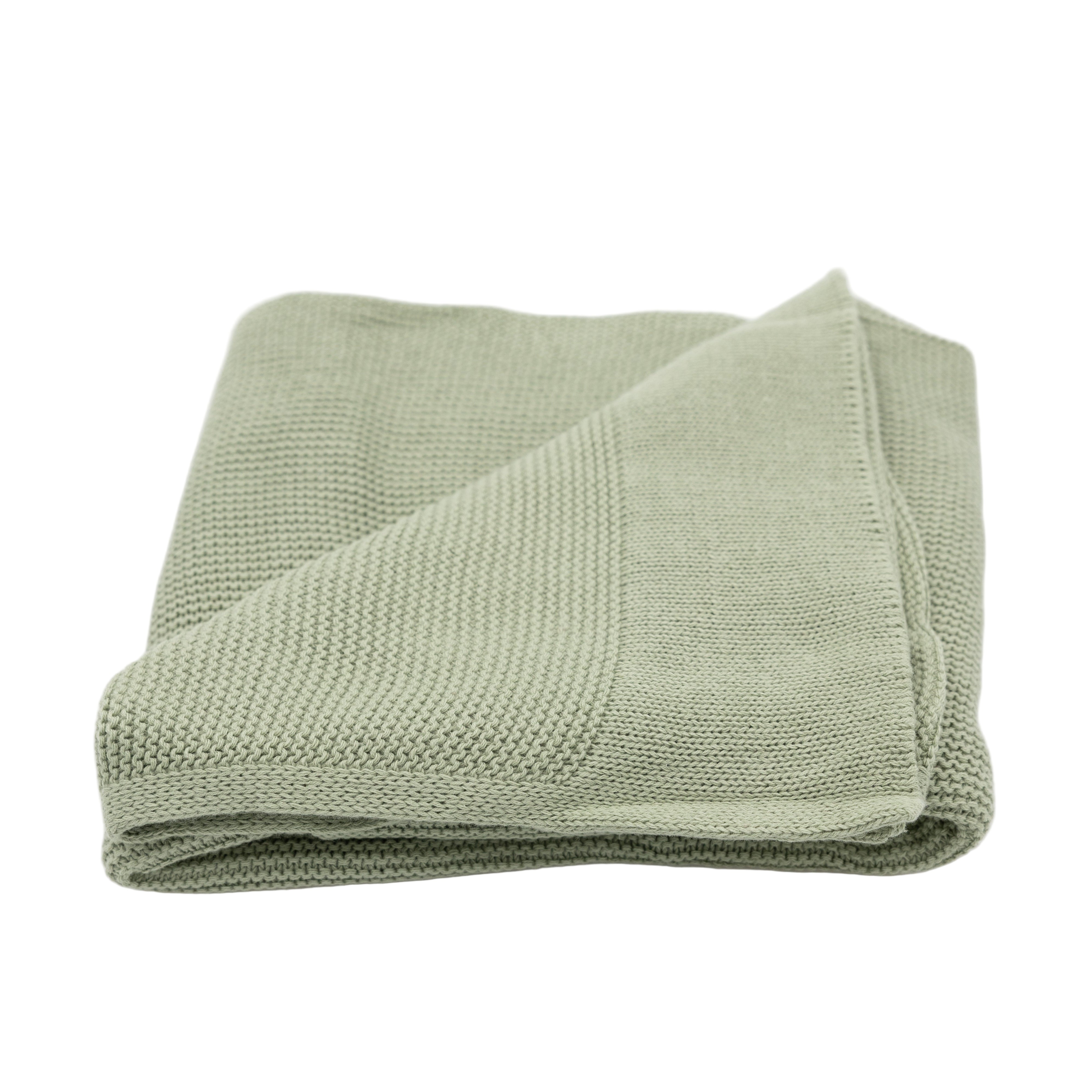 Zwergensache Strickdecke  Mint "70x110cm"