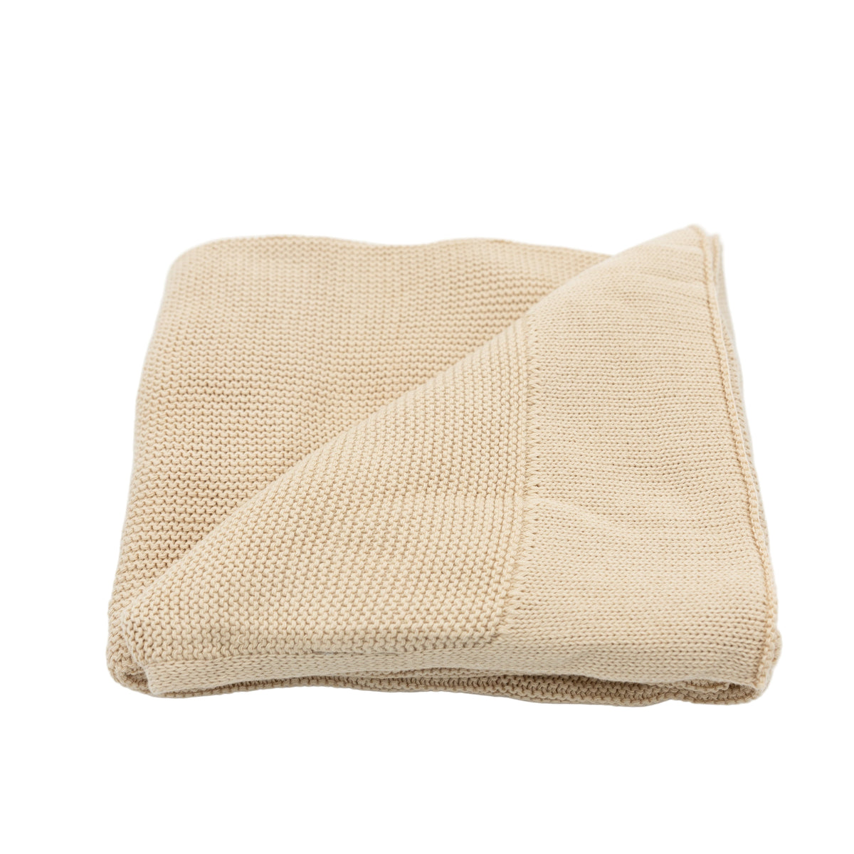 Zwergensache Strickdecke Beige