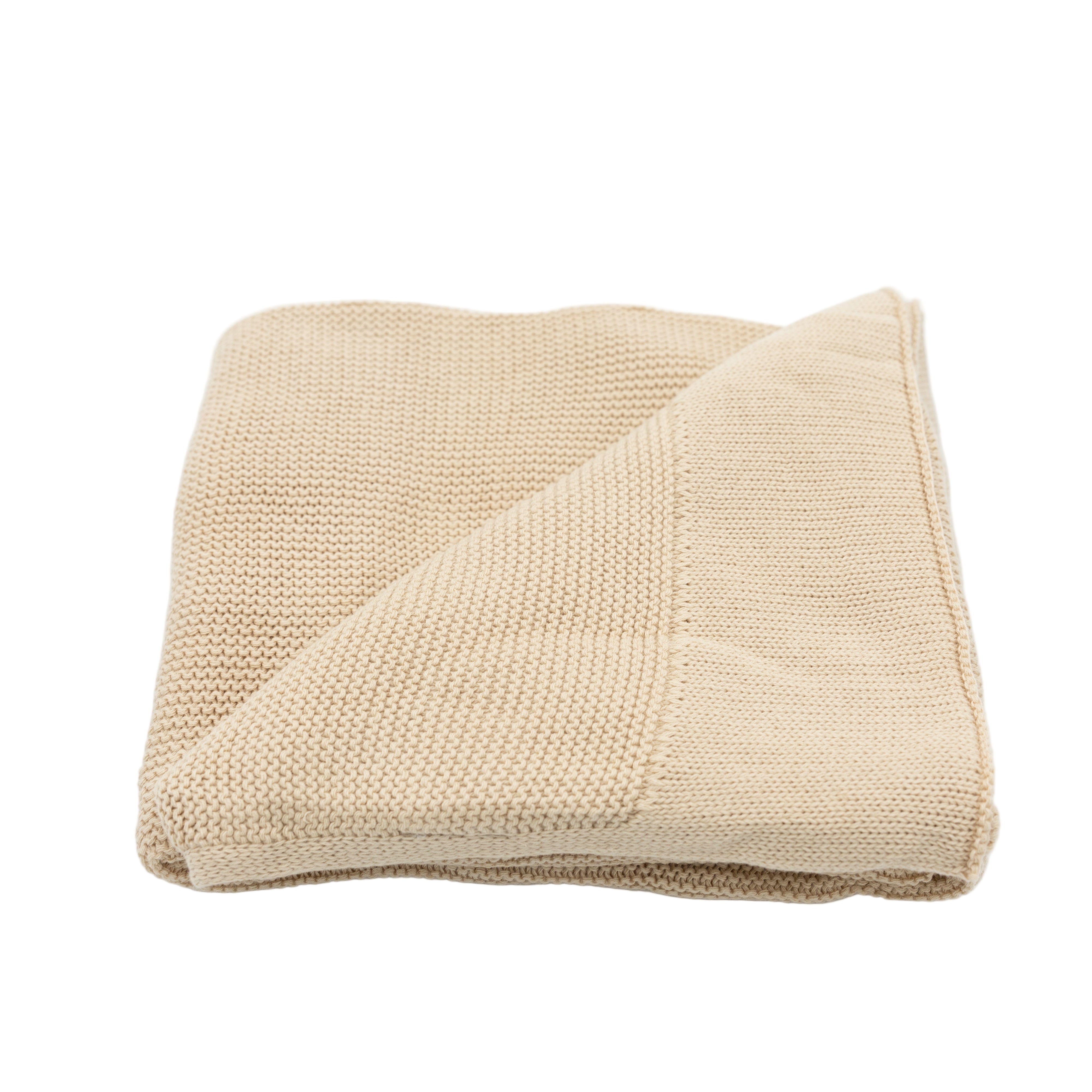 Zwergensache Strickdecke Beige "70x110cm"
