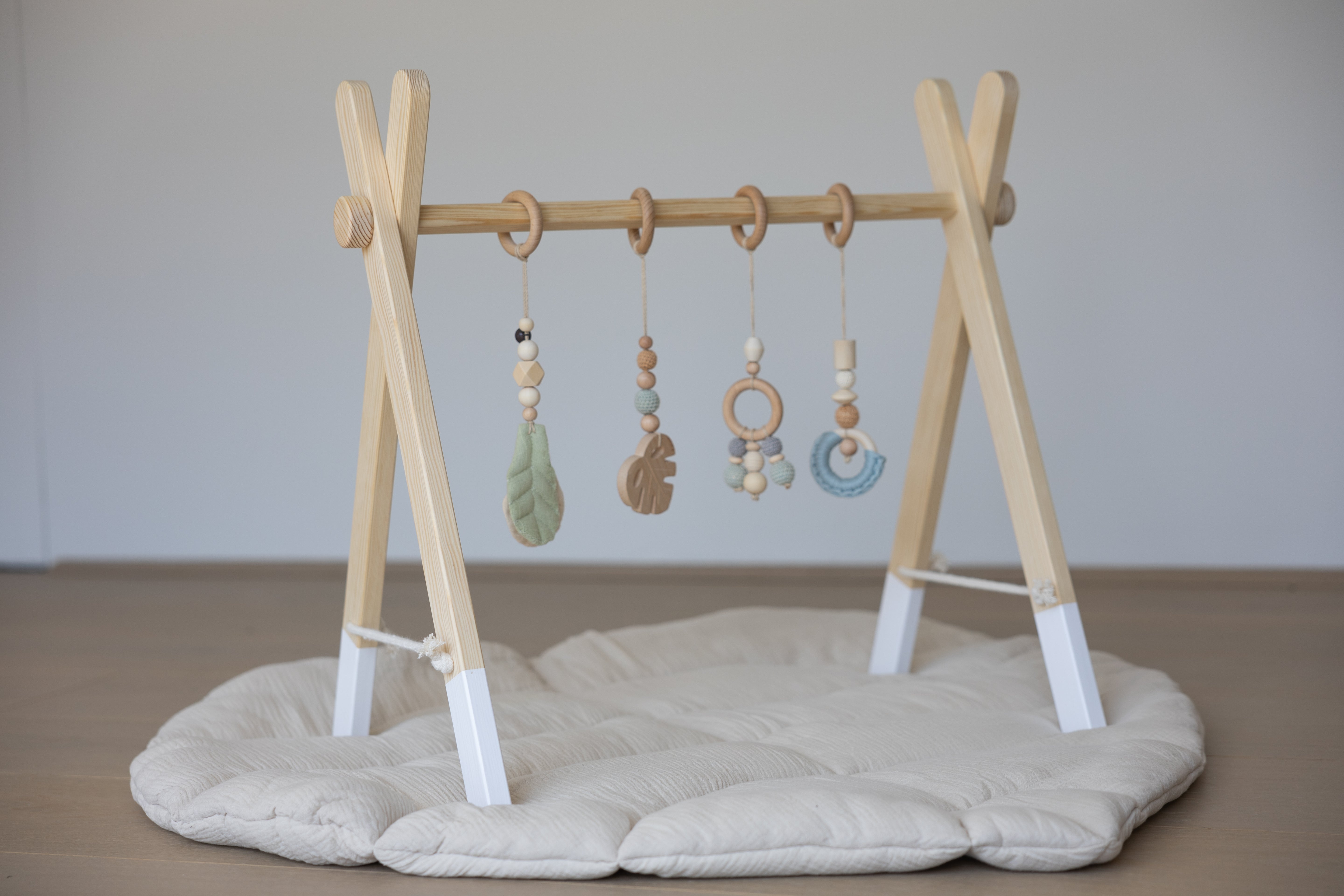Spielbogen aus Holz / Ohne Anhänger - klappbar