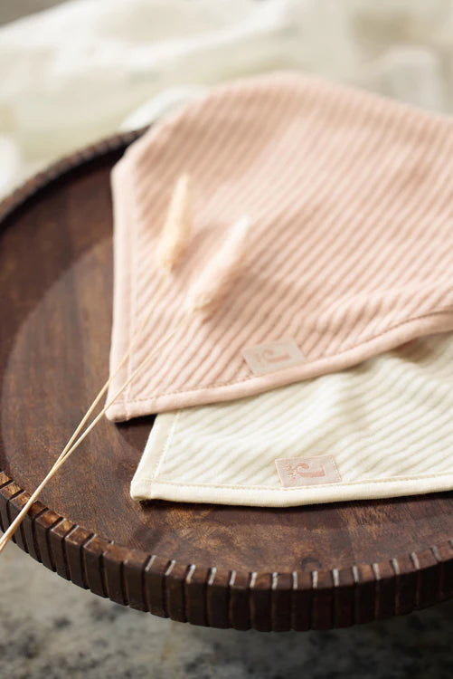 Jollein Lätzchen Bandana - Wild Rose/Ivory - 2 Stück