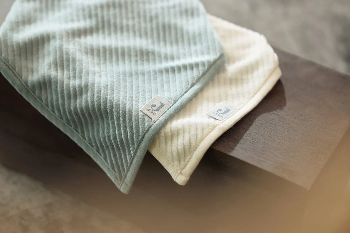 Jollein Lätzchen Bandana - Sea Green/Ivory - 2 Stück