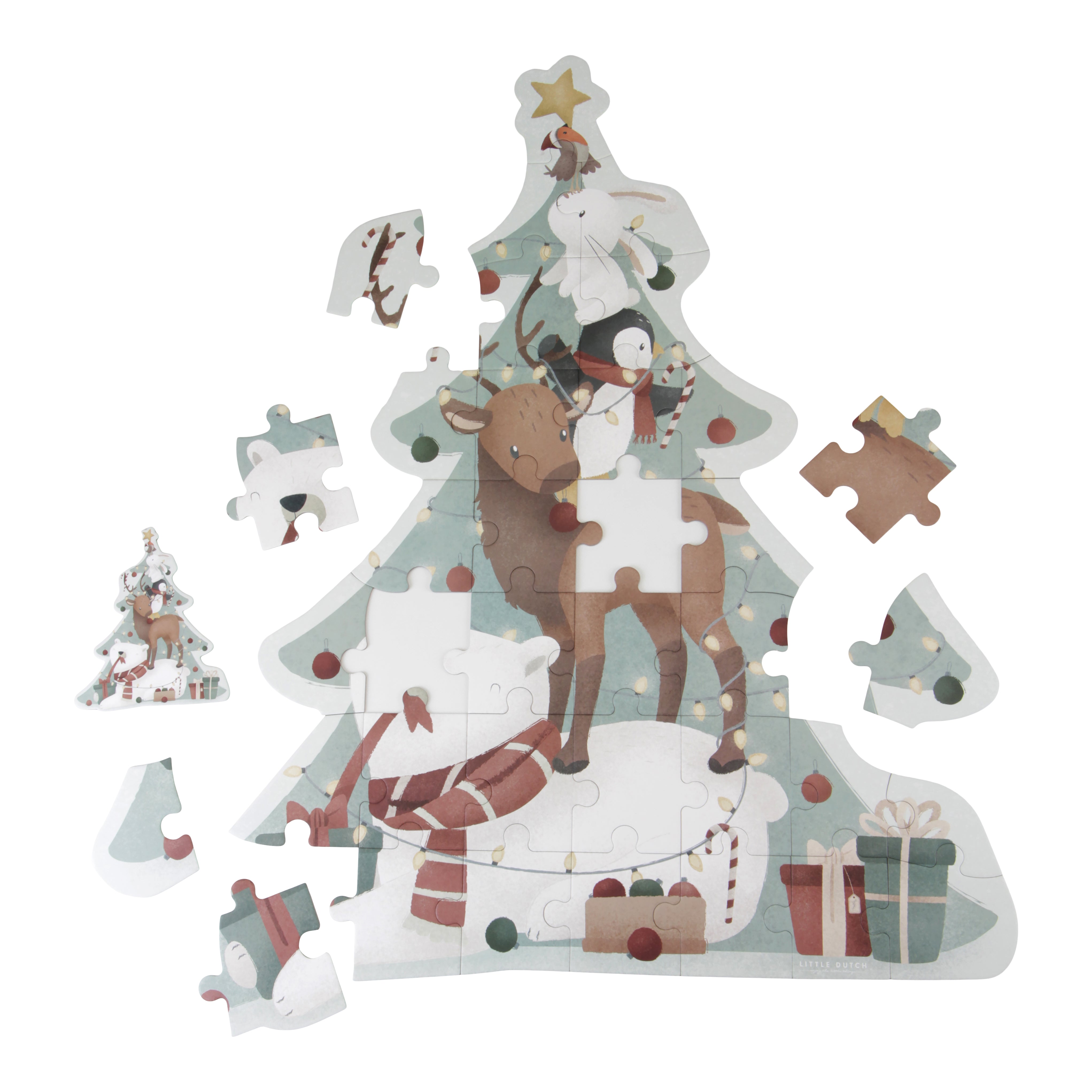 Little Dutch Bodenpuzzle "Christmas XL"