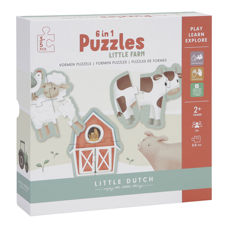 Little Dutch 6-in-1 Puzzle