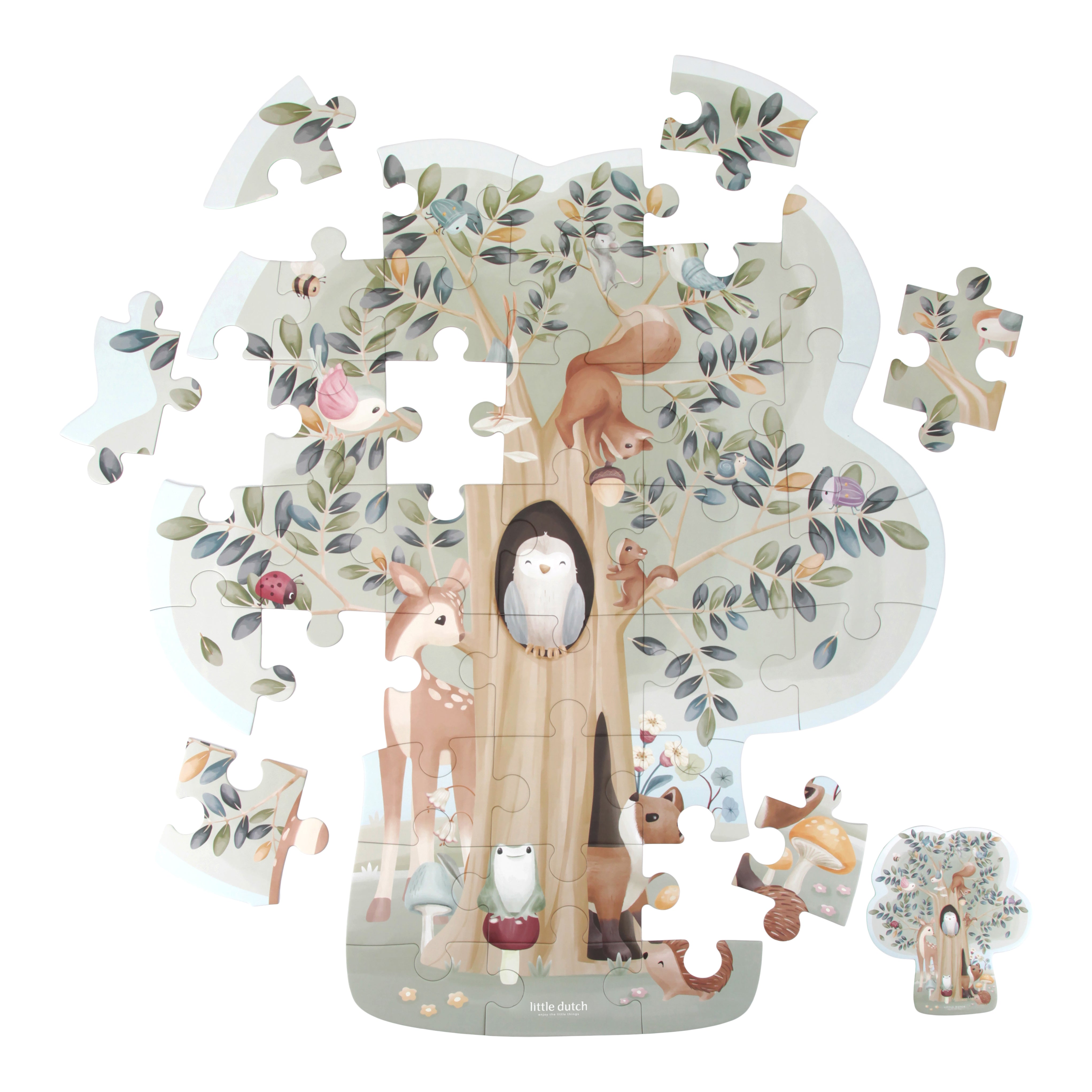 Little Dutch Bodenpuzzle "Forest Friends"