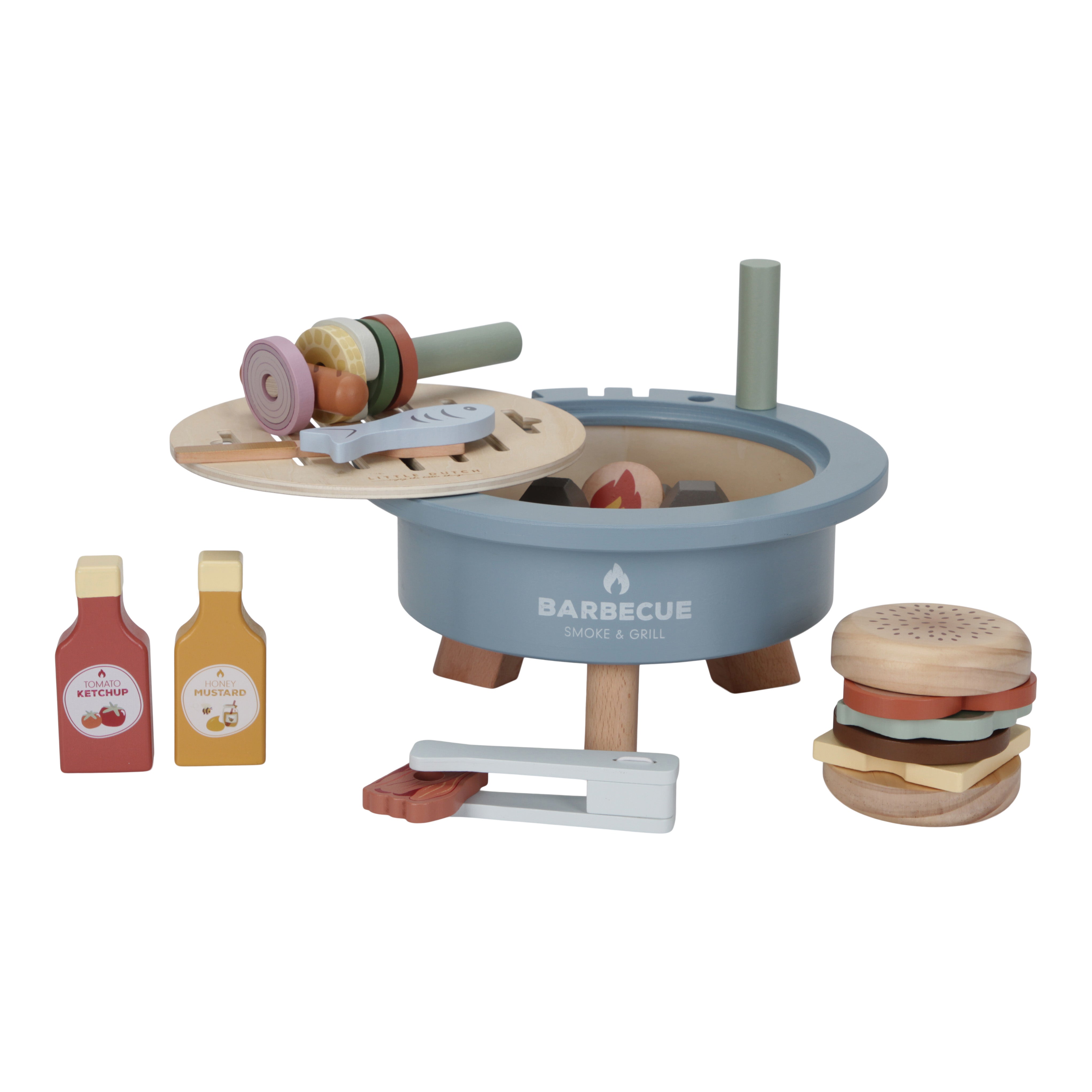 Little Dutch BBQ-set gemaakt van hout