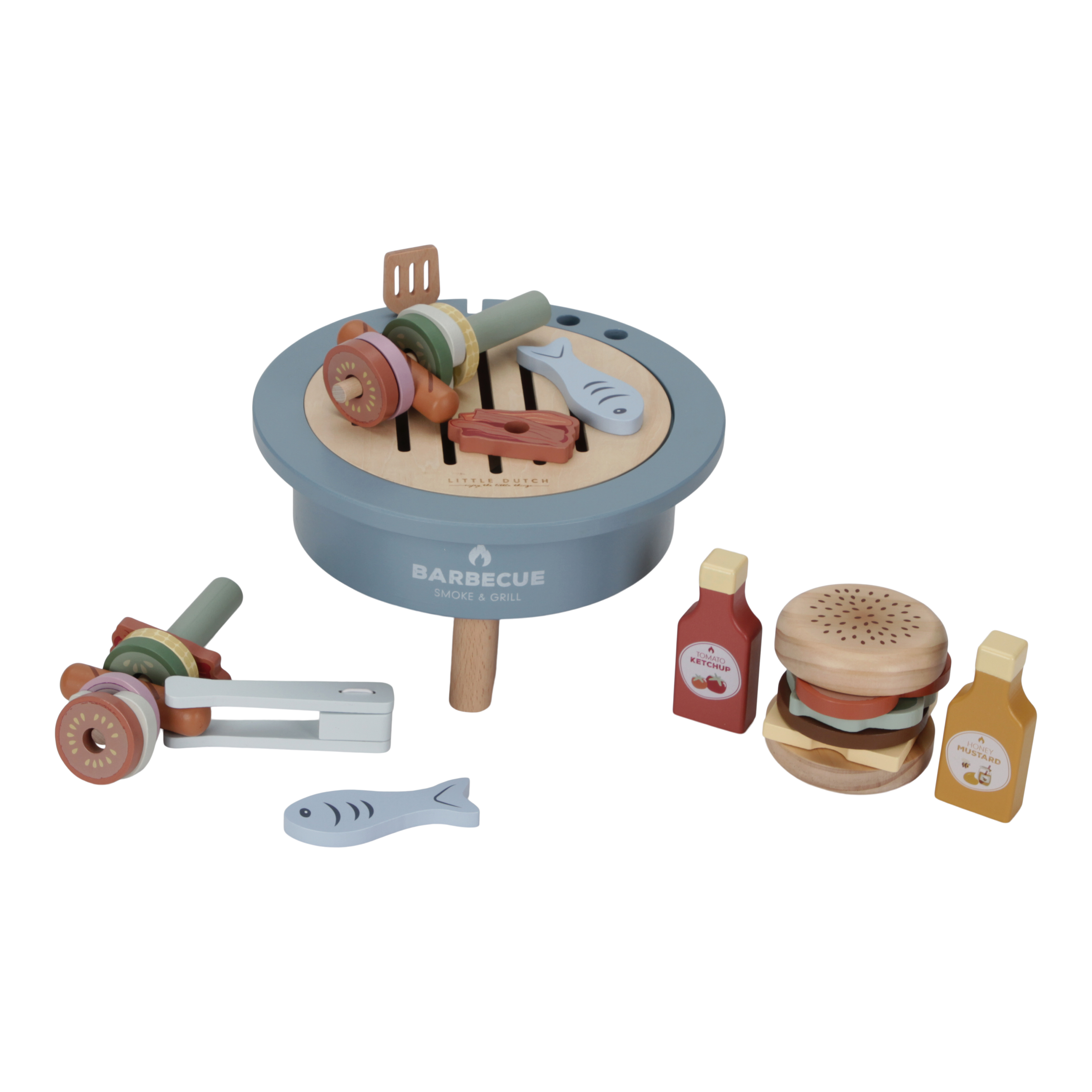 Little Dutch BBQ-set gemaakt van hout