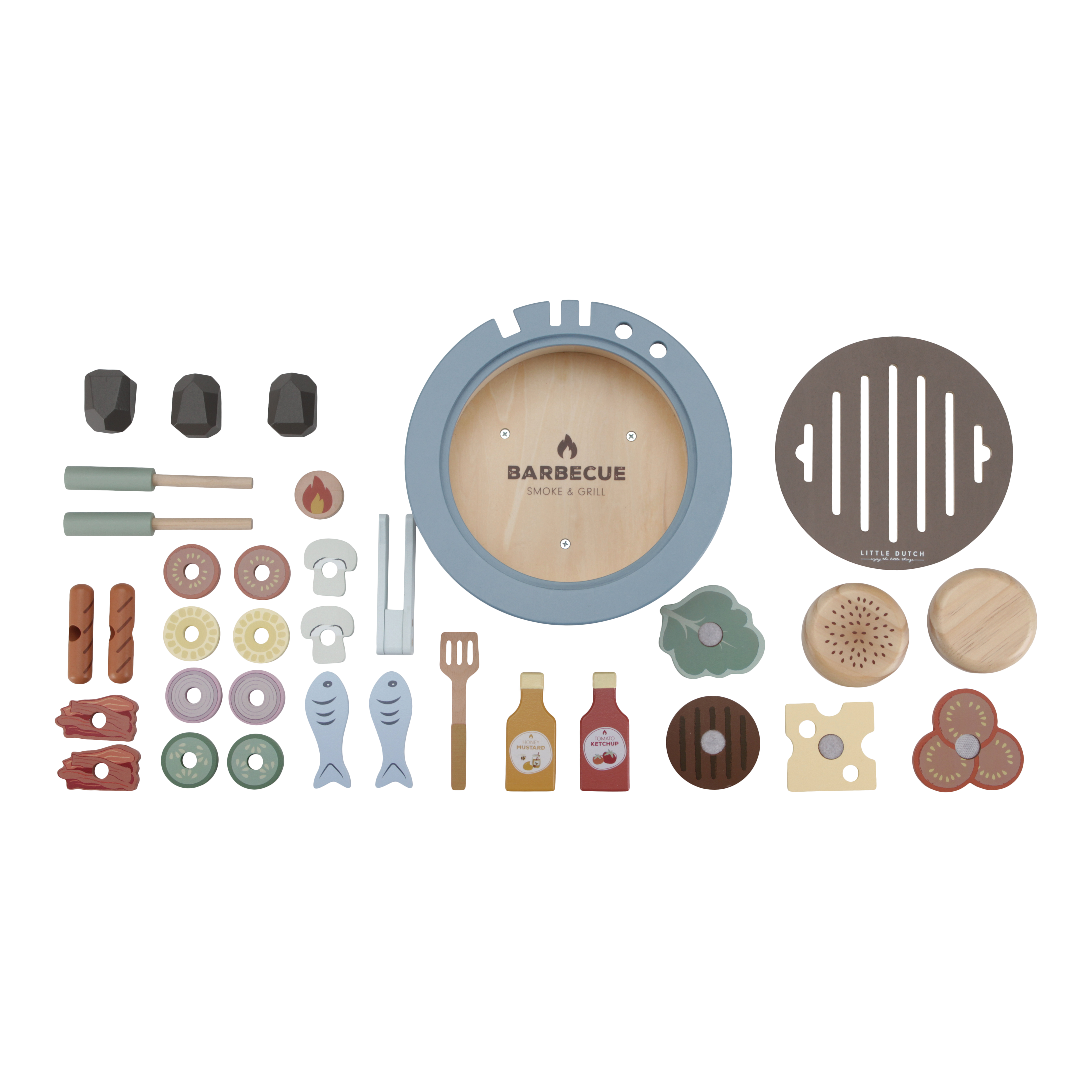 Little Dutch BBQ-set gemaakt van hout