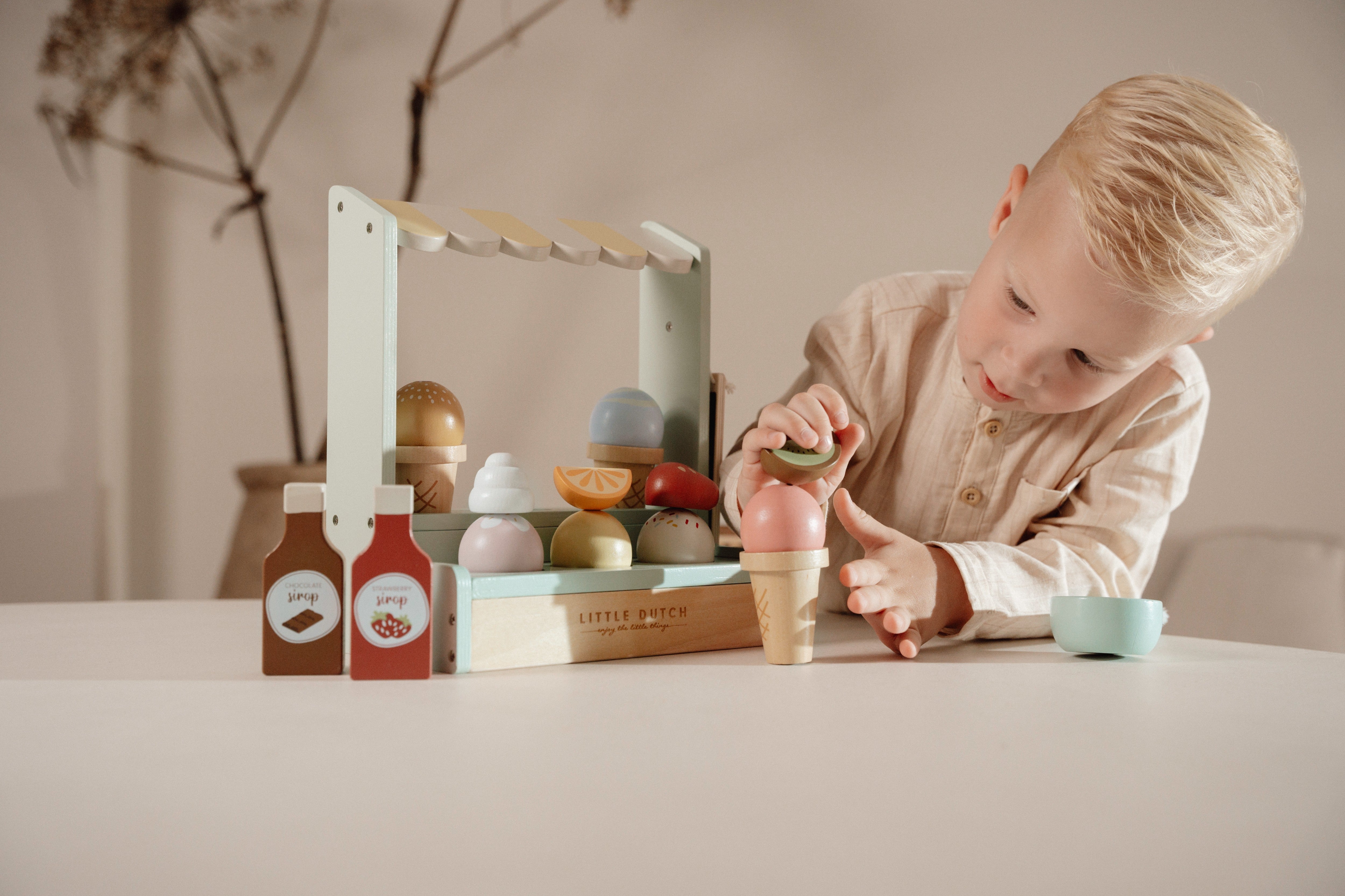Little Dutch Ice Cream Shop aus Holz