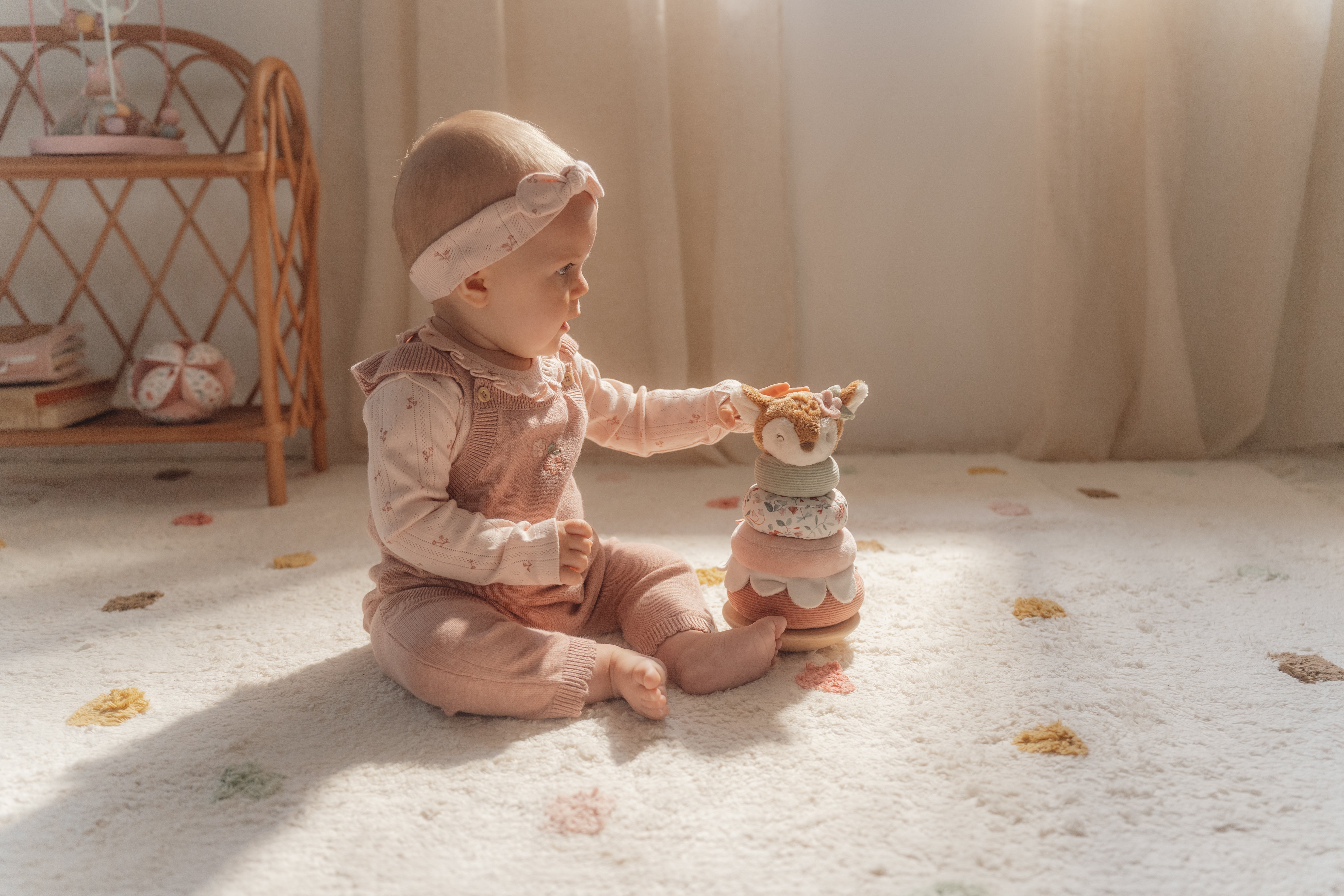 Little Dutch Soft-Stapelturm mit Ringen "Fairy Garden"