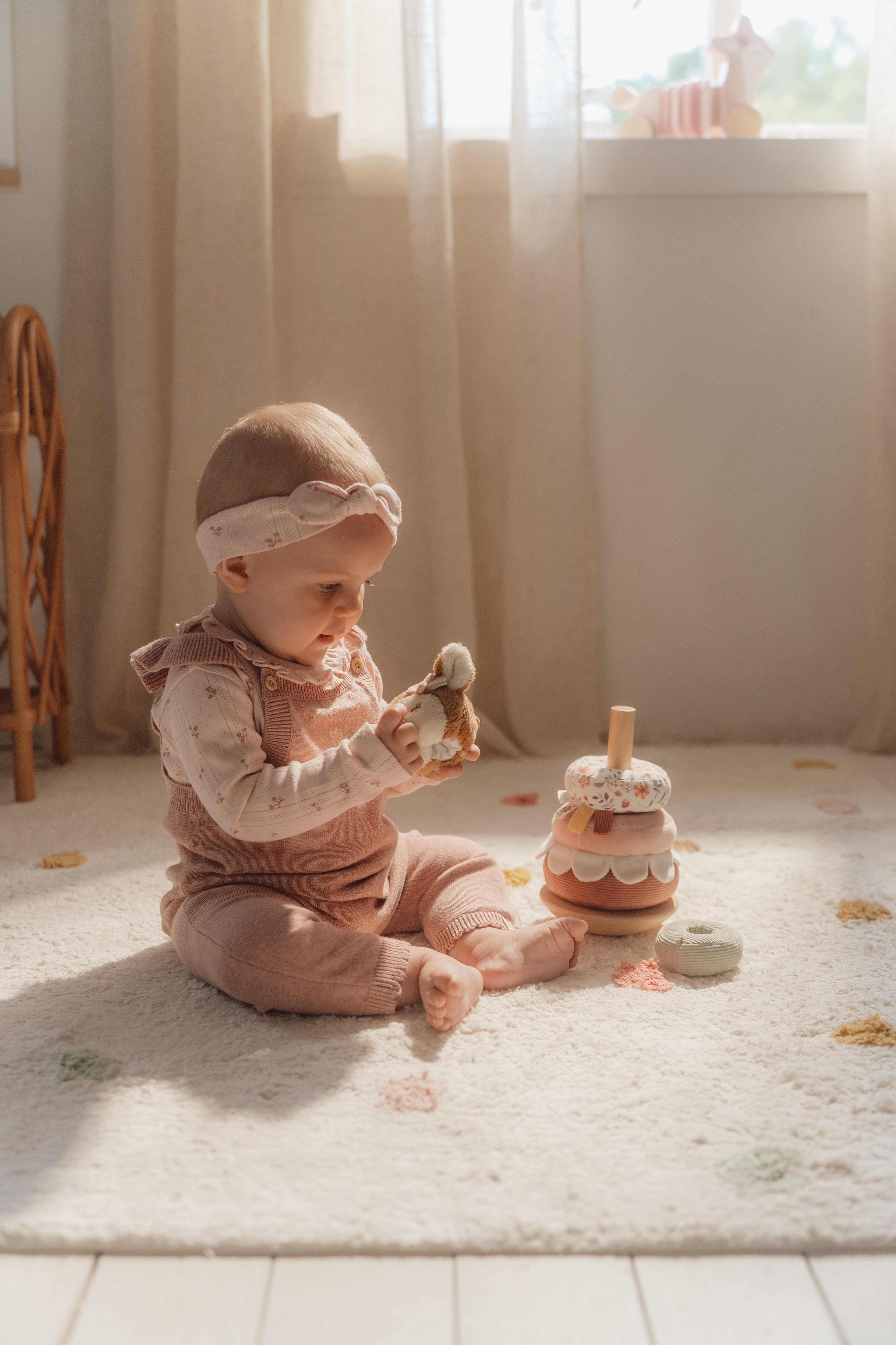 Little Dutch Soft-Stapelturm mit Ringen "Fairy Garden"