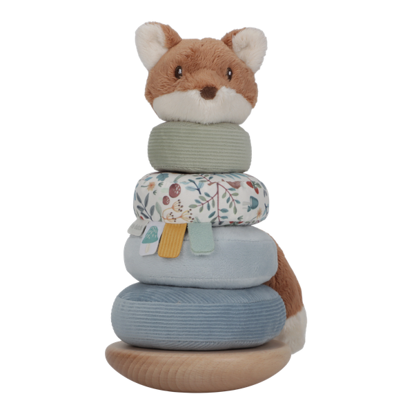 Little Dutch Soft-Stapelturm mit Ringen "Forest Friends"