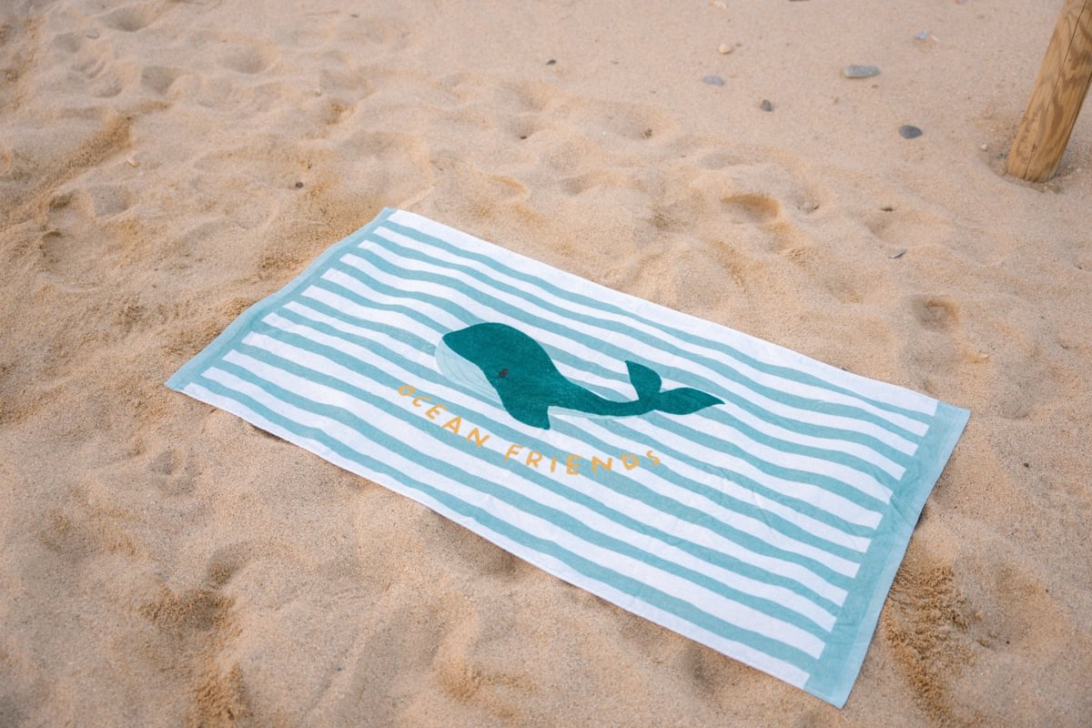 Strandtuch Seashells - Green
