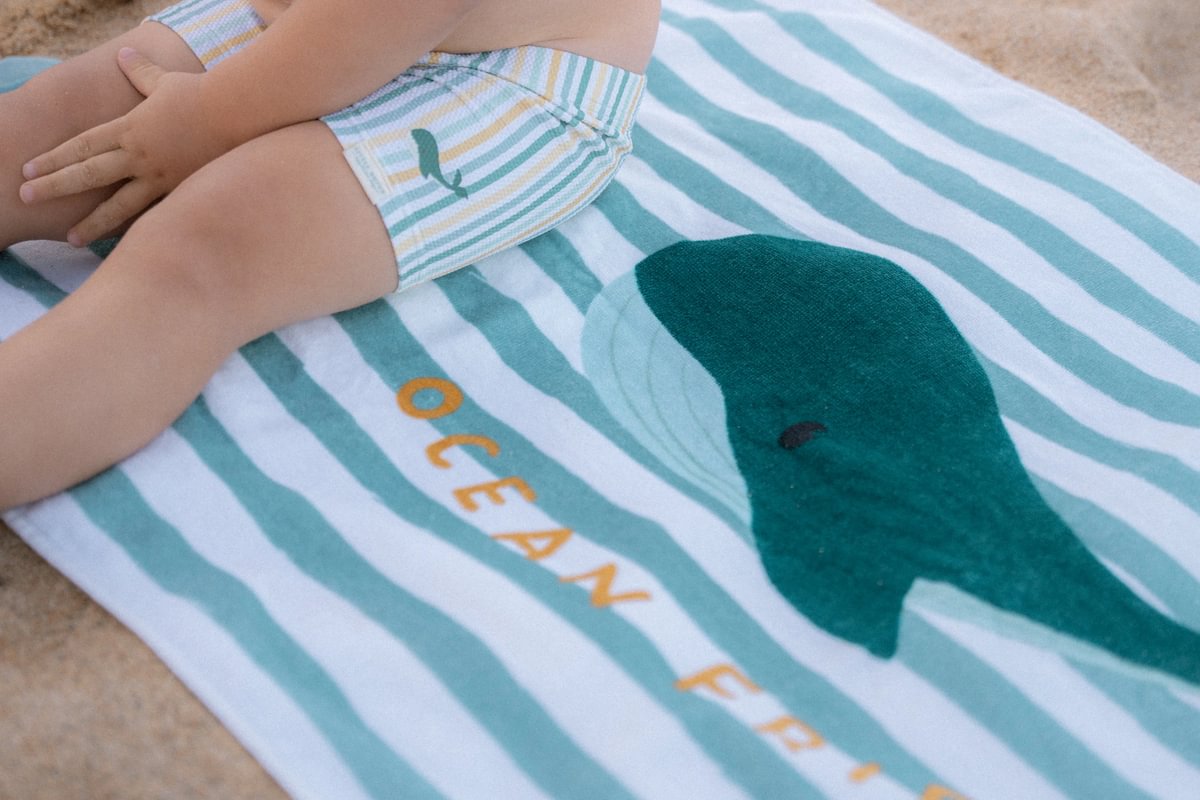 Strandtuch Seashells - Green