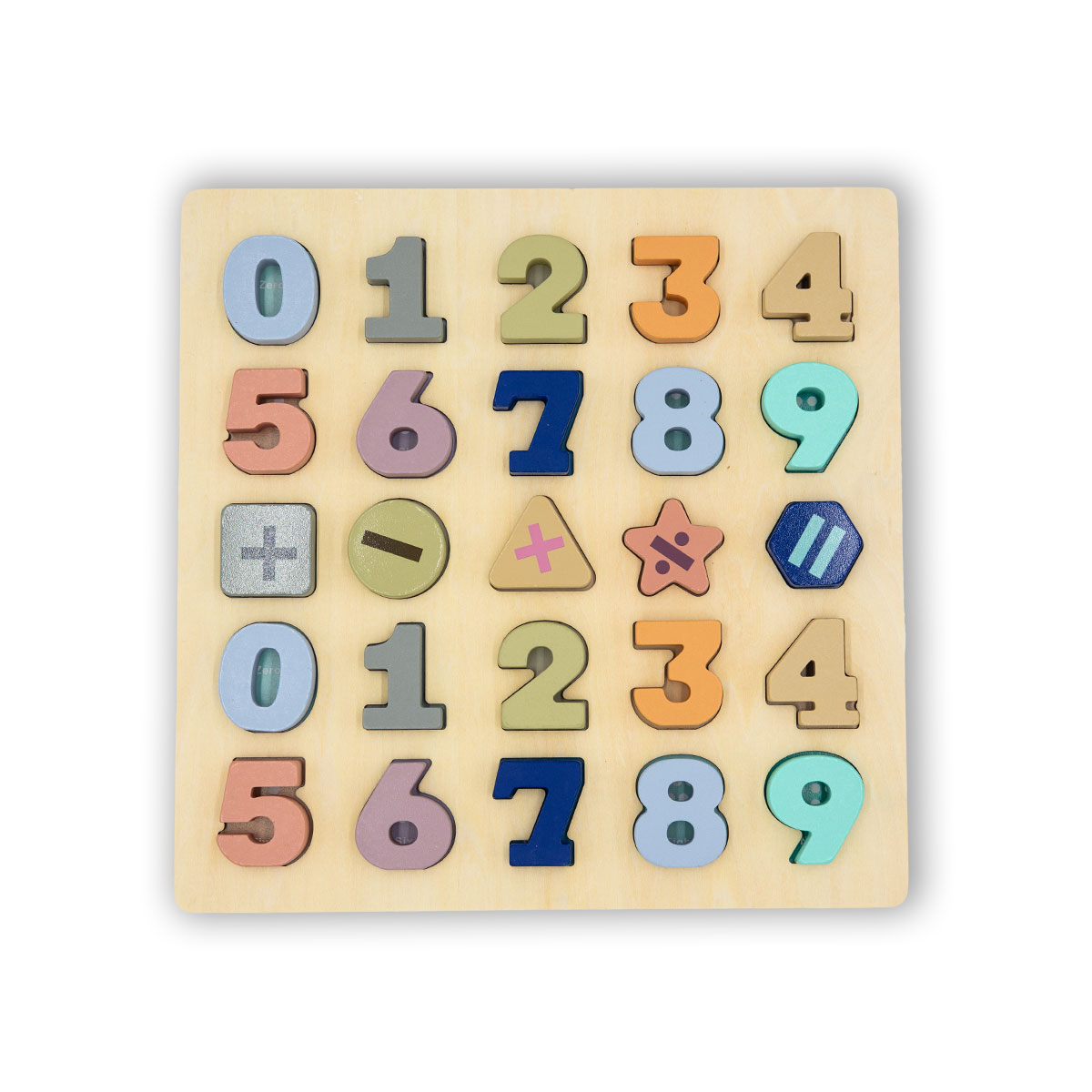 Kinder Holz Zahlenzug Zugspielzeug Digitalzug mit Zahlen Holzpuzzle 12 Teile 